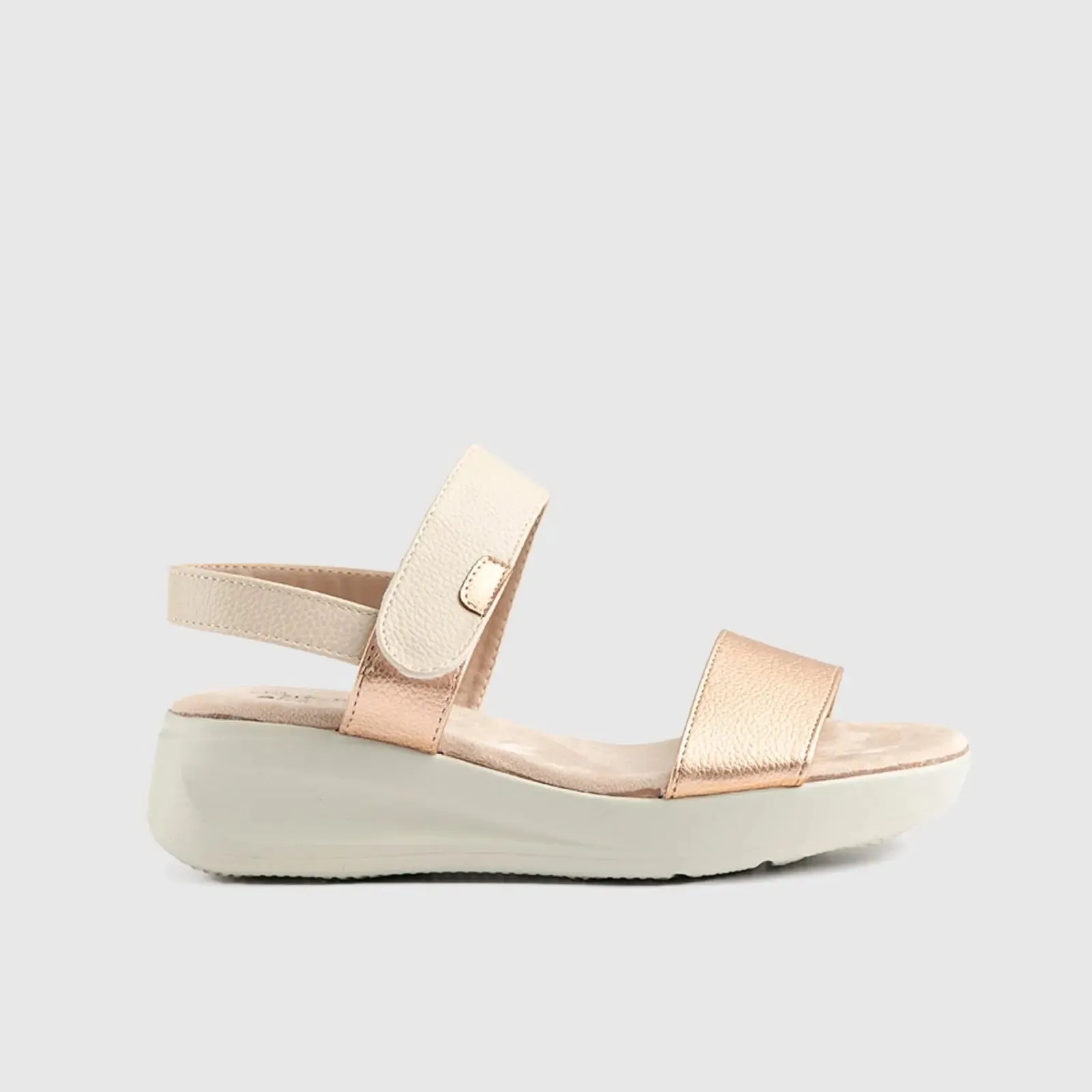 Soft Style Eleri Wedge Sandal Rose Gold 01482