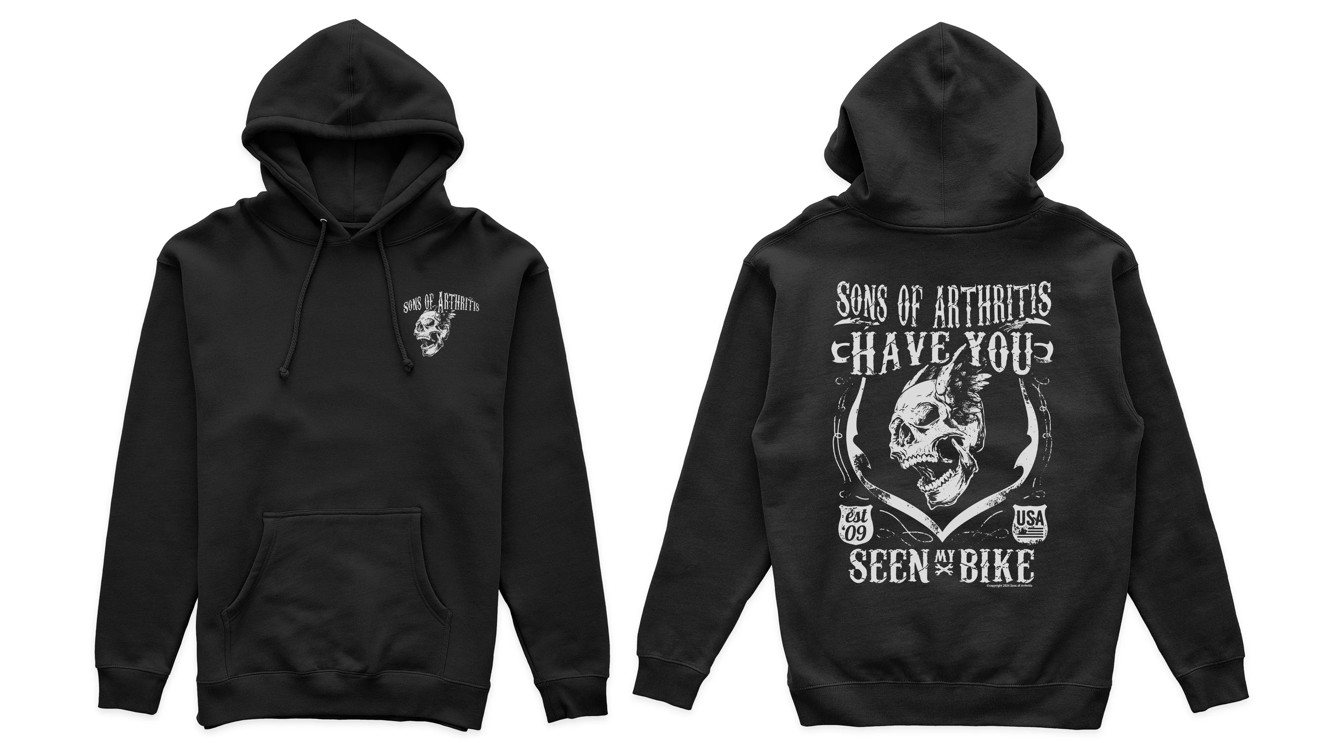 Sons of Arthritis Forgetful Chapter - Black (See More Styles)