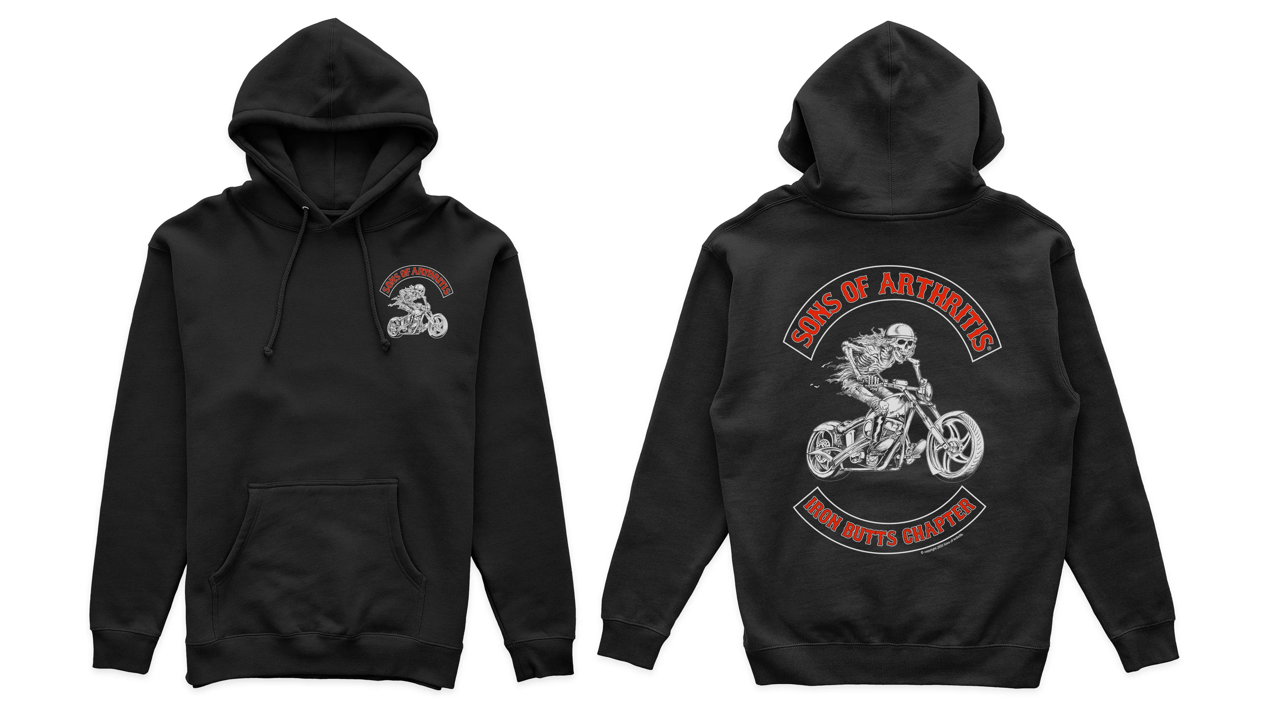 Sons of Arthritis Iron Butts Chapter - Black (See More Styles)