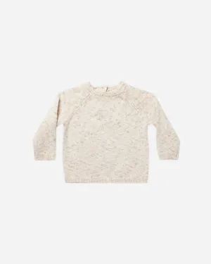 Speckled Knit Sweater || Natural