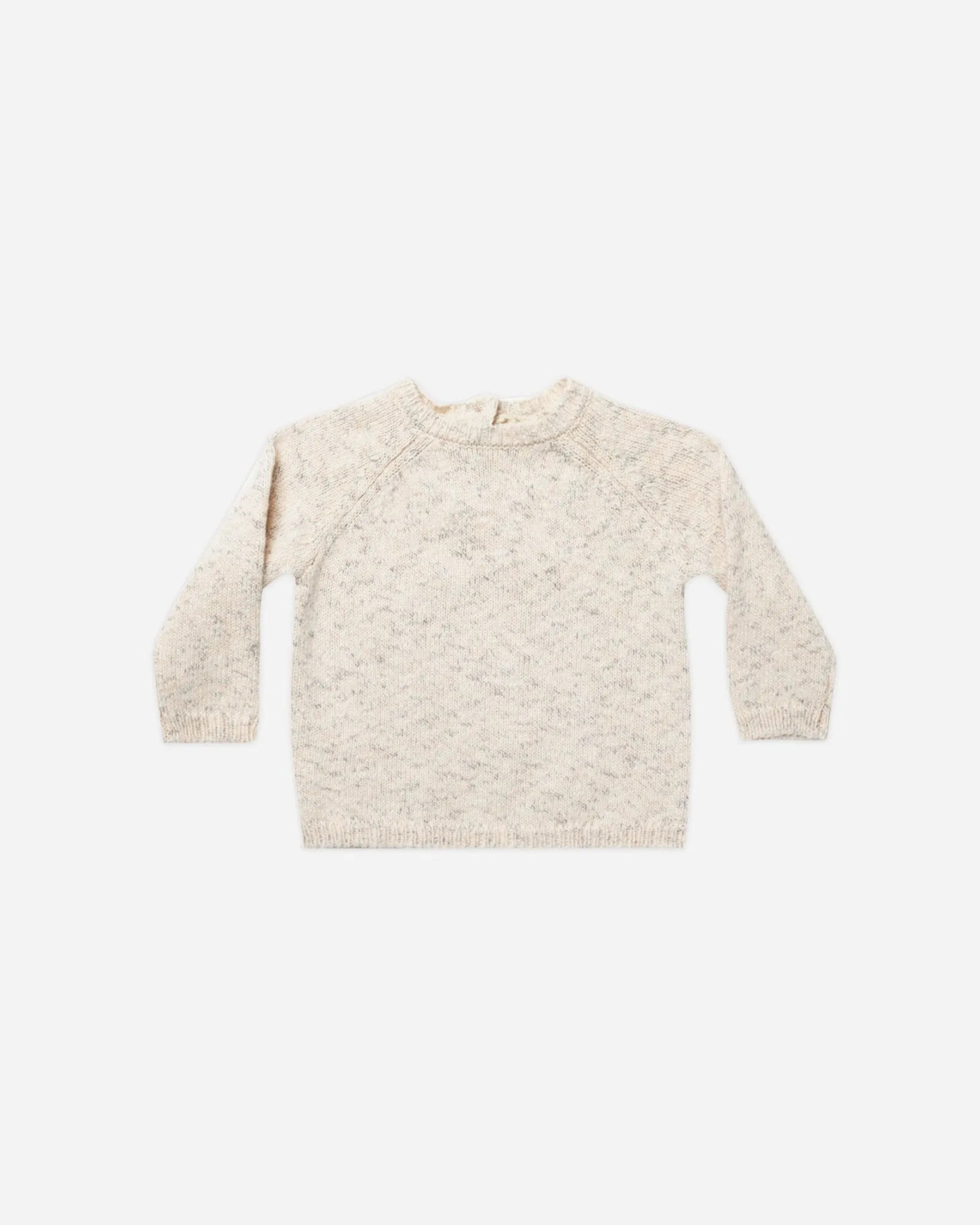 Speckled Knit Sweater || Natural