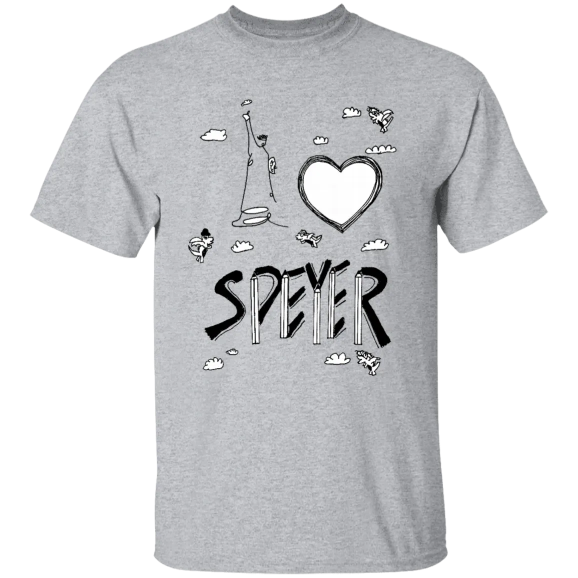 Spirit Week 2021 - I <3 Speyer by Margot H, Youth Sizes