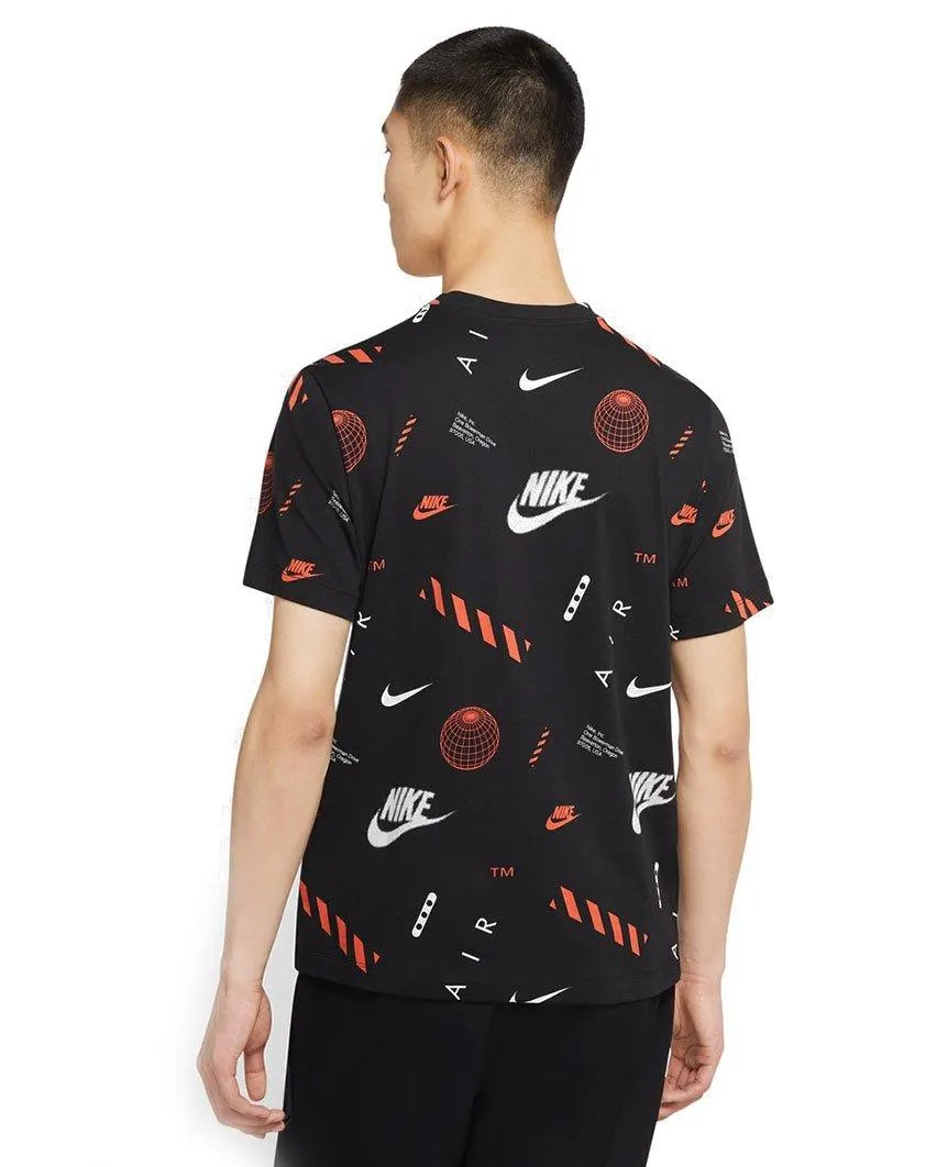 Sportswear Nike Logo Print T-Shirt Black