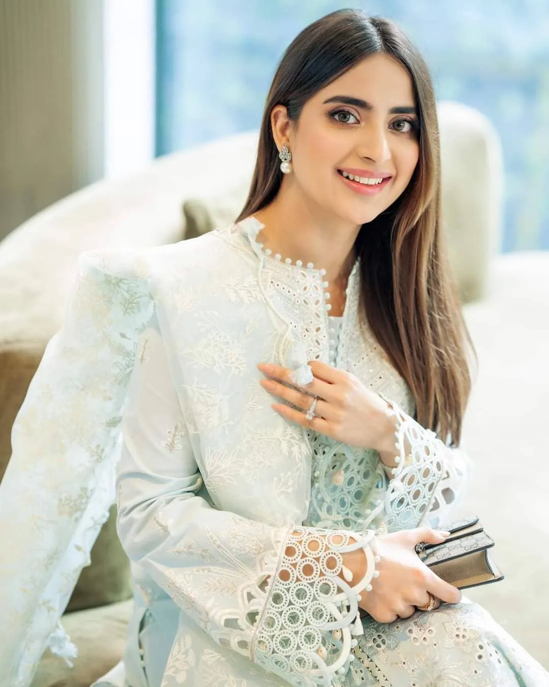 Spotted in Qalamkar Luxury Lawn 23/BE-02 MINA