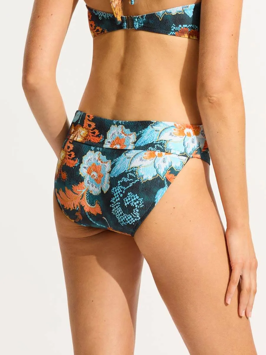 Spring Festival Twist Band Mini Hipster Bottoms in True Navy