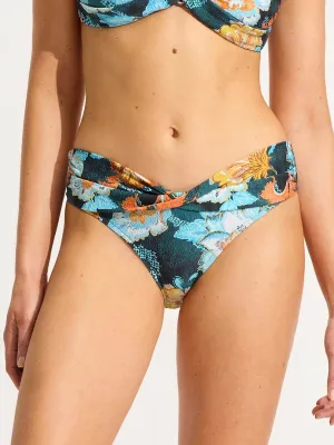 Spring Festival Twist Band Mini Hipster Bottoms in True Navy