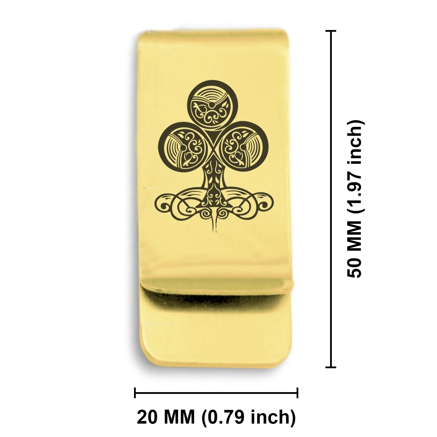 Stainless Steel Vintage Club Suit Classic Slim Money Clip