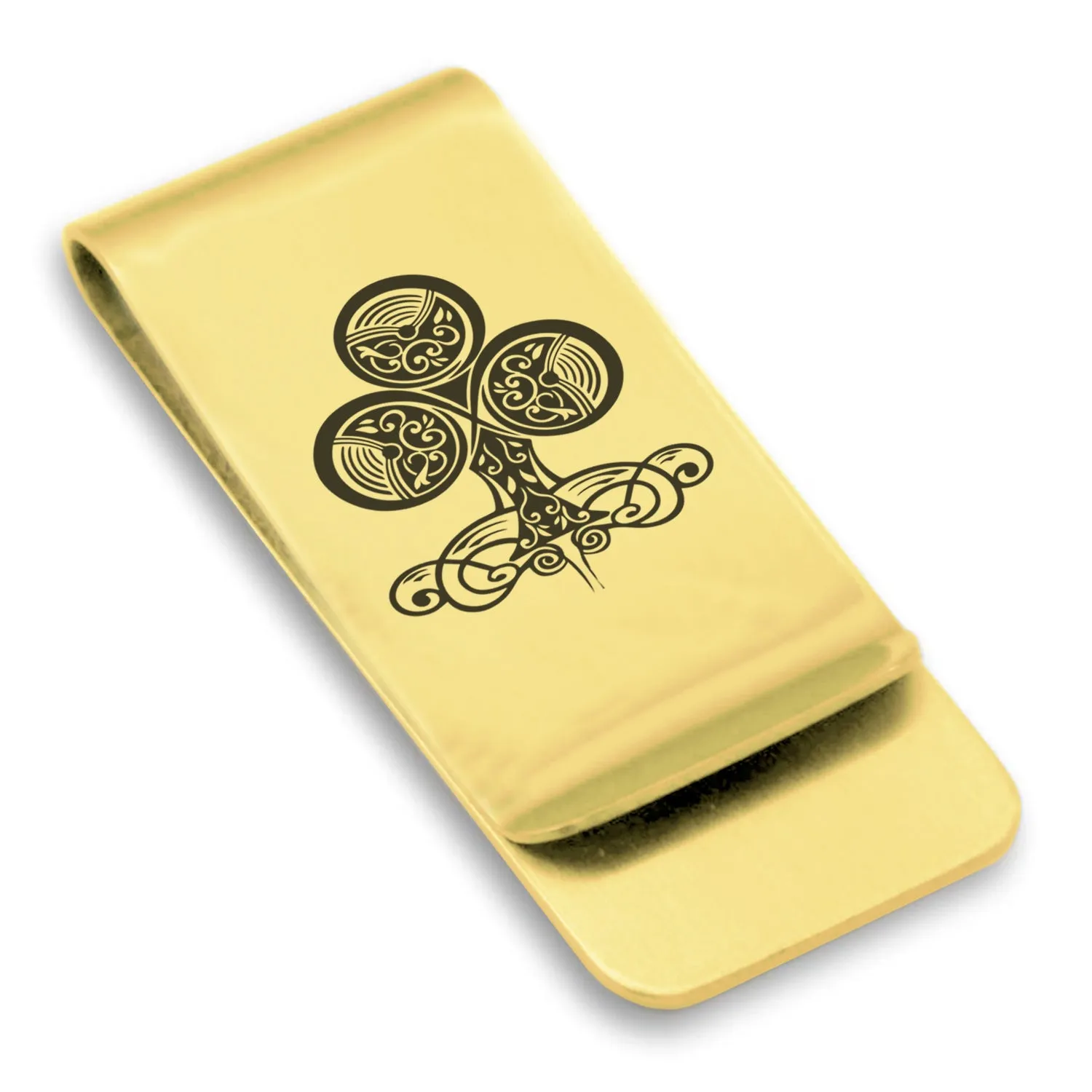 Stainless Steel Vintage Club Suit Classic Slim Money Clip