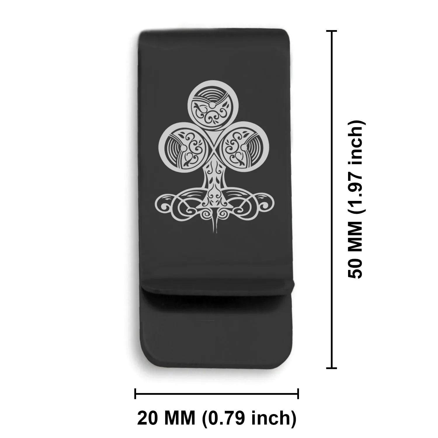 Stainless Steel Vintage Club Suit Classic Slim Money Clip