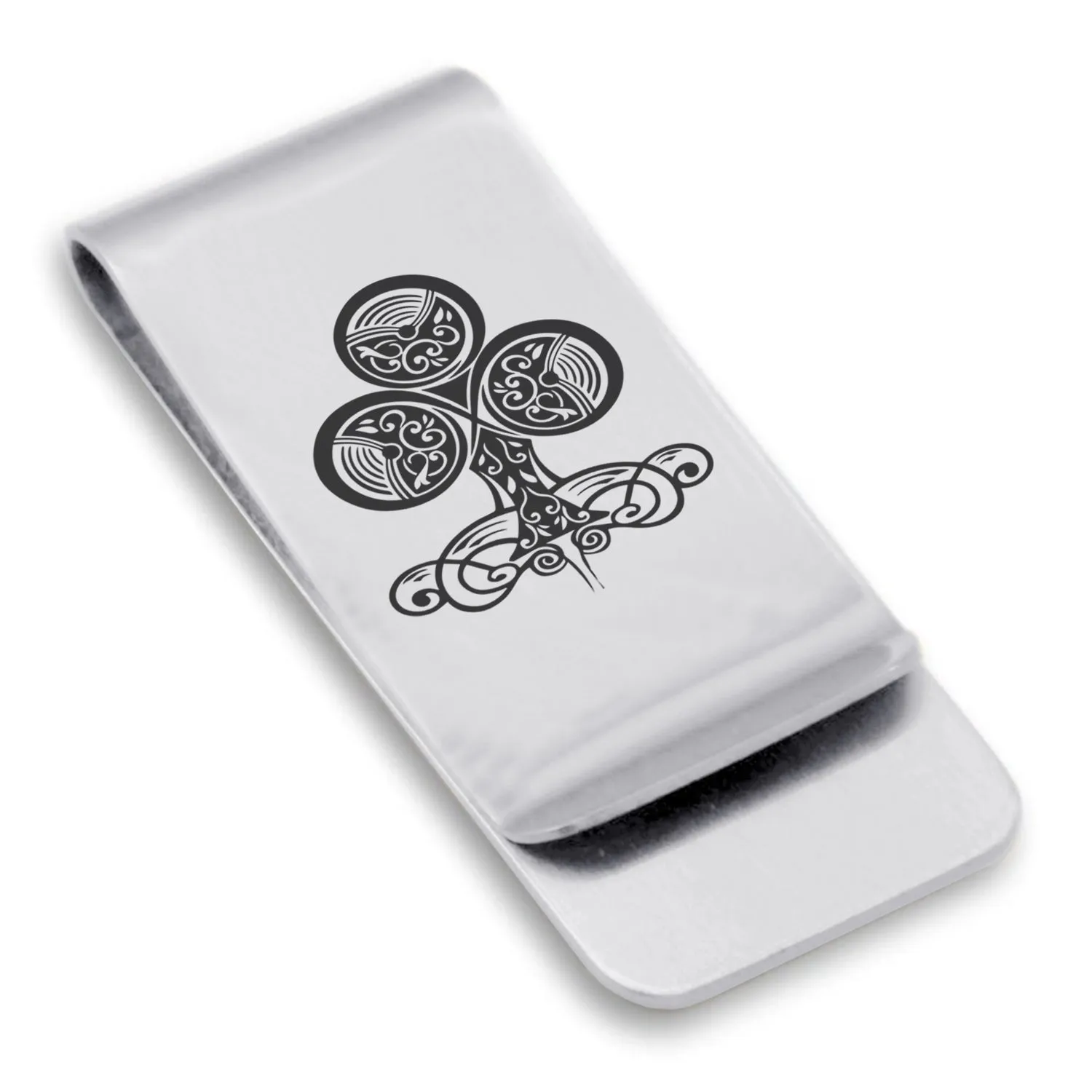Stainless Steel Vintage Club Suit Classic Slim Money Clip