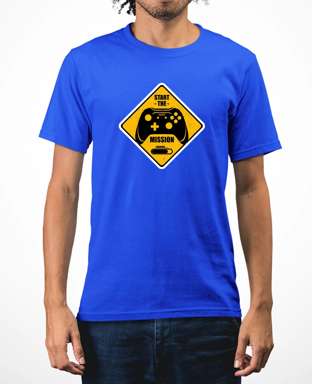 start the mission video game tees funny gaming t-shirt