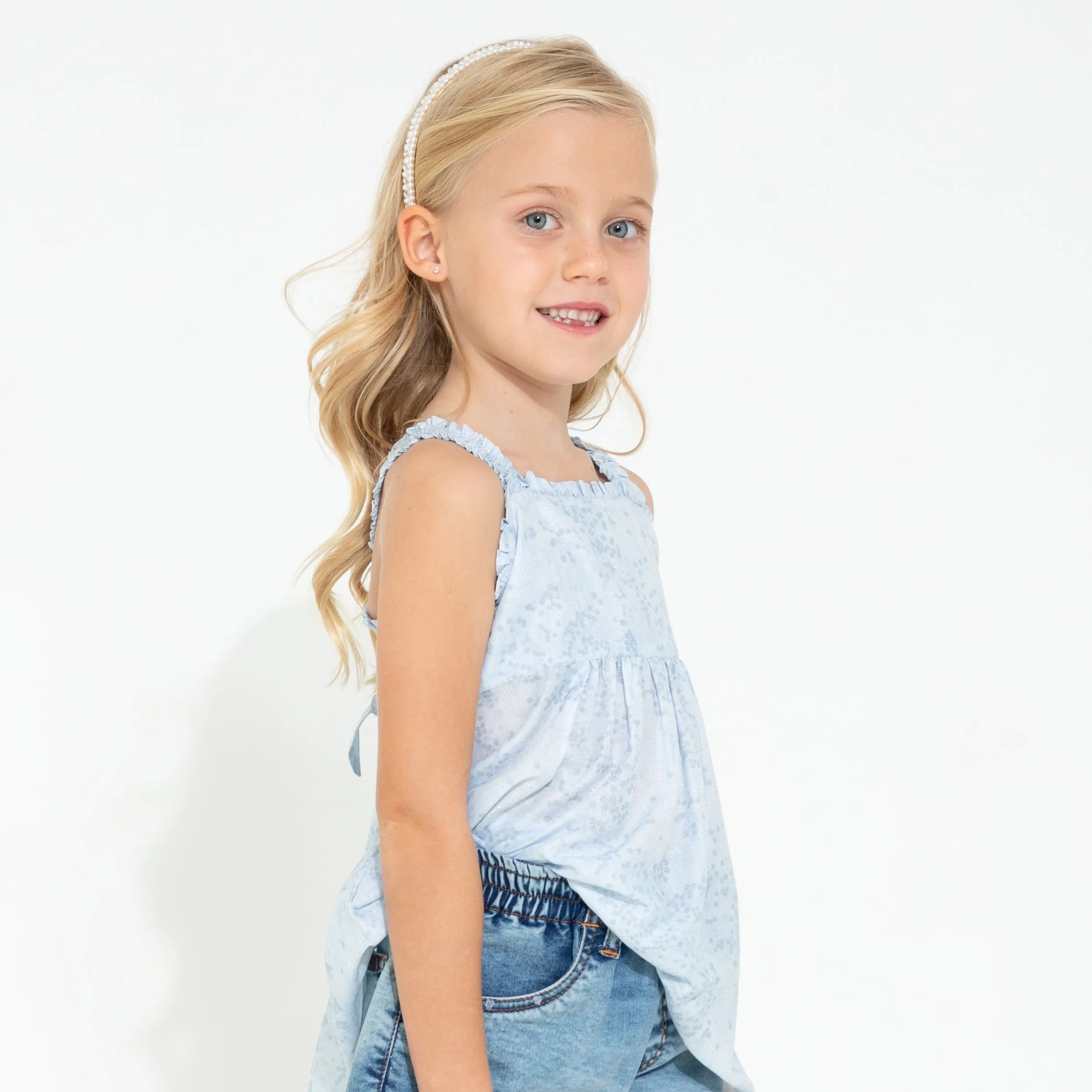 Summer Sky Strap Top