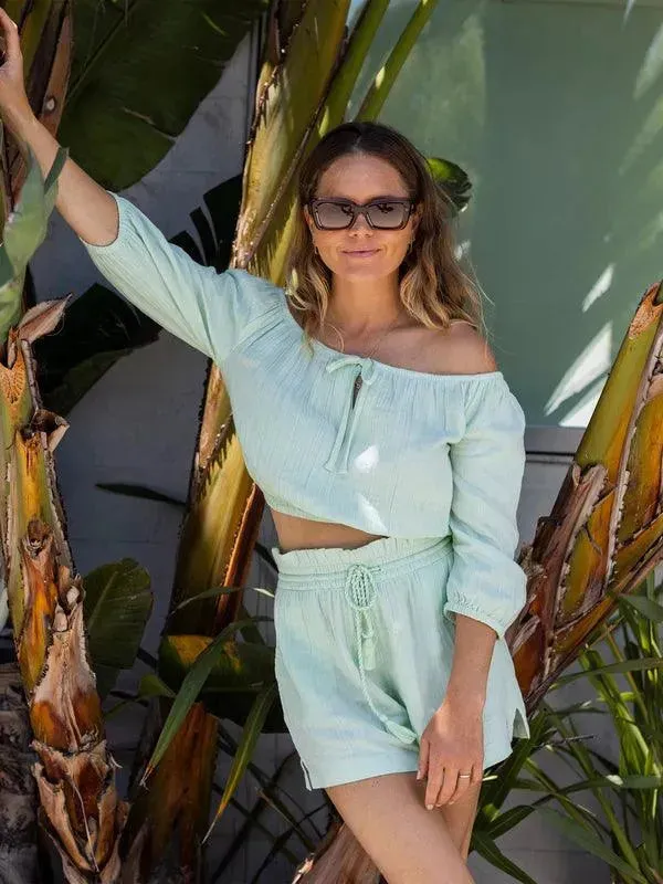 Sunny Crush Off The Shoulder Top