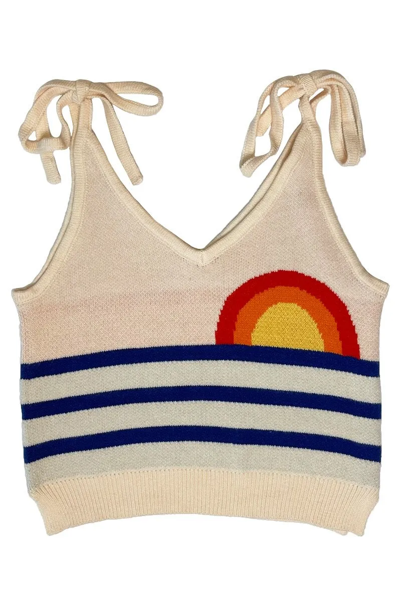 Sunset sweater tank