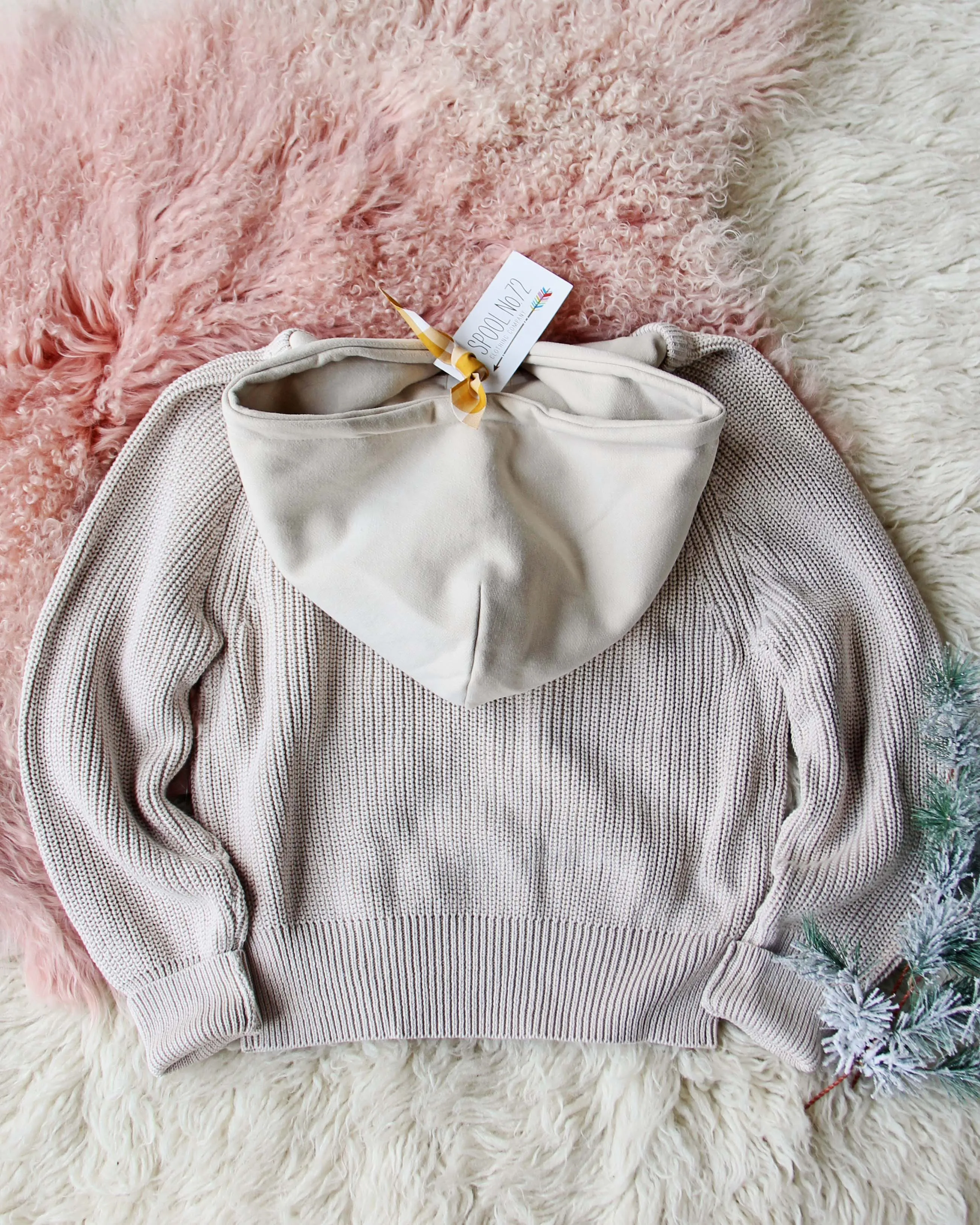 Sweater Knit Hoodie