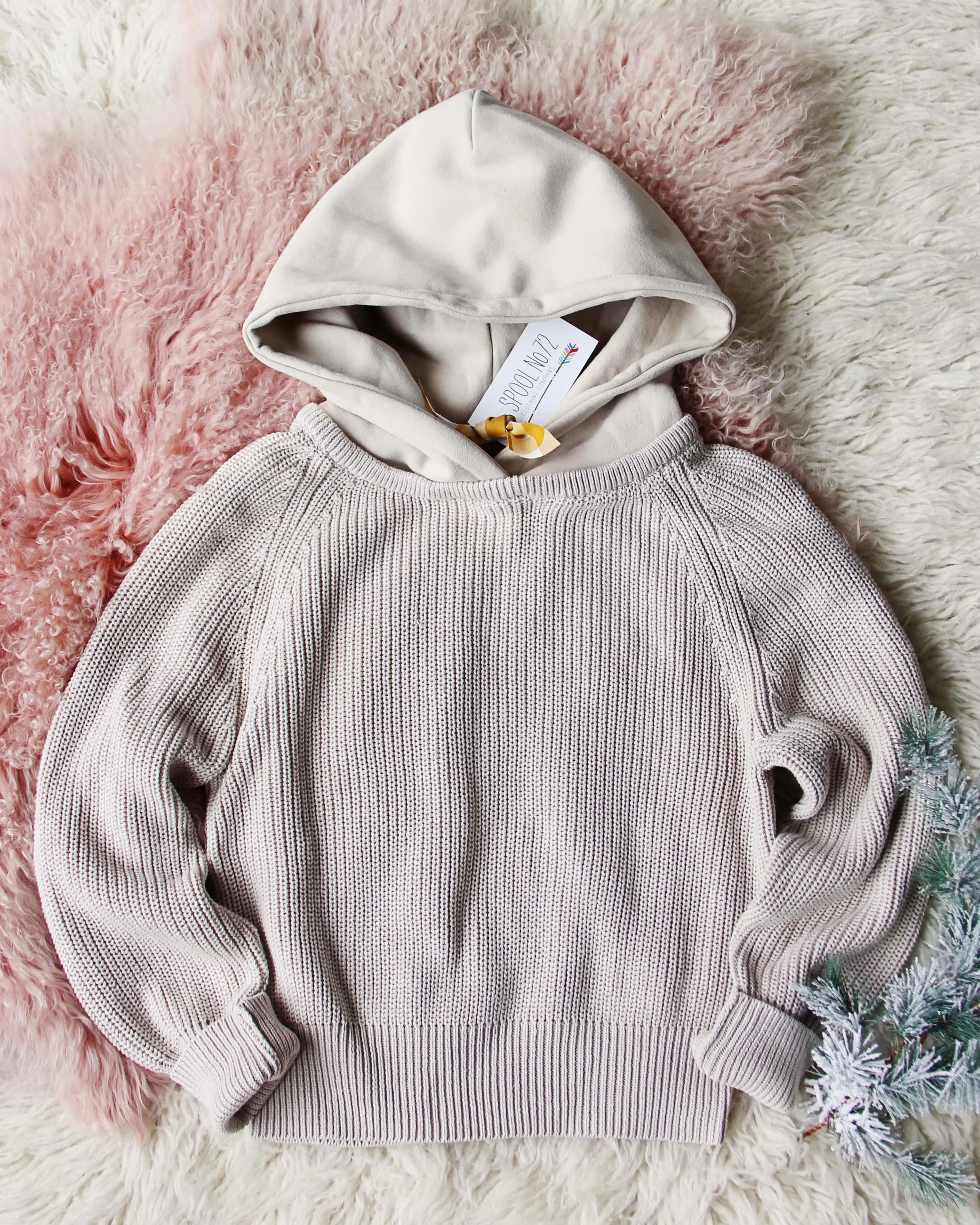 Sweater Knit Hoodie