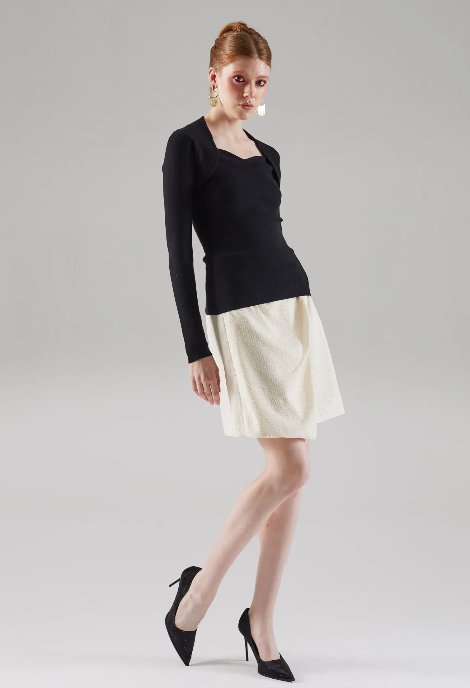 Sweetheart Long Sleeve Top