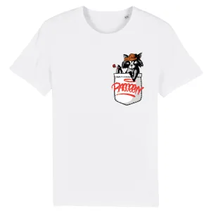 T-Shirt - BIO- Pocket Racoon - Herren