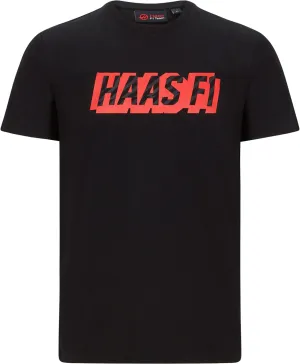 T-SHIRT Formula One 1 Mens Haas F1 Team USA NEW! Graphic LOGO Black S