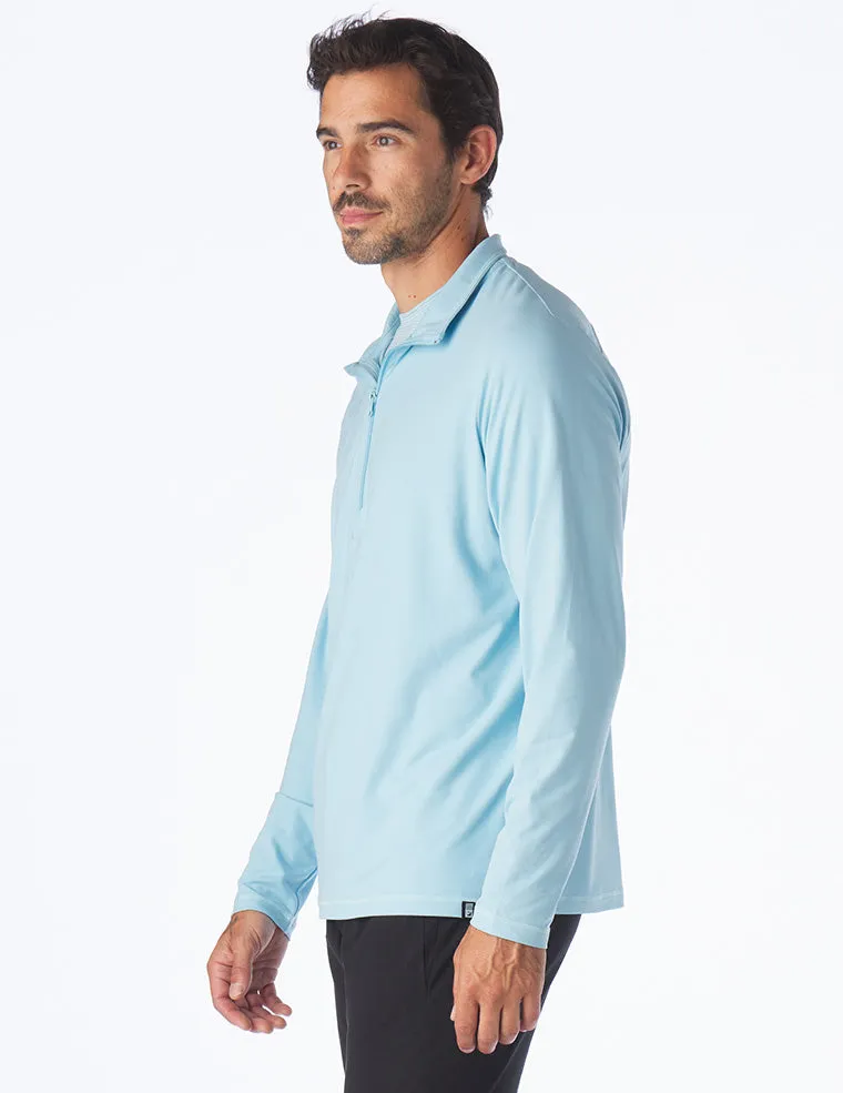 Tahoe 1/4 Zip: Vista Blue