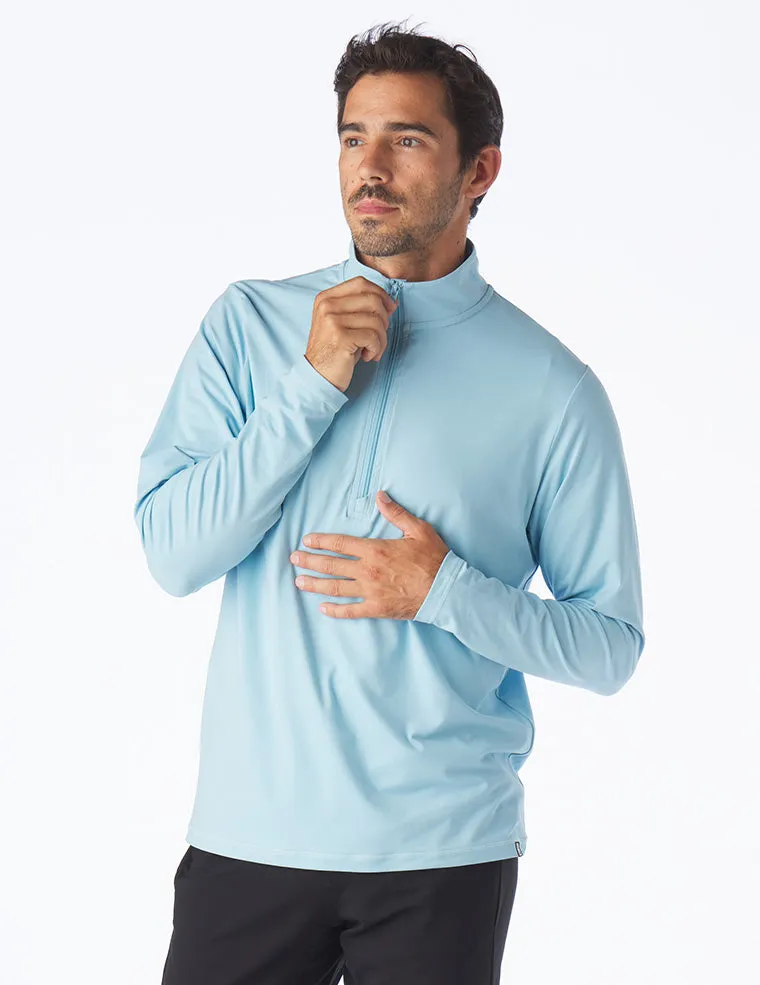 Tahoe 1/4 Zip: Vista Blue