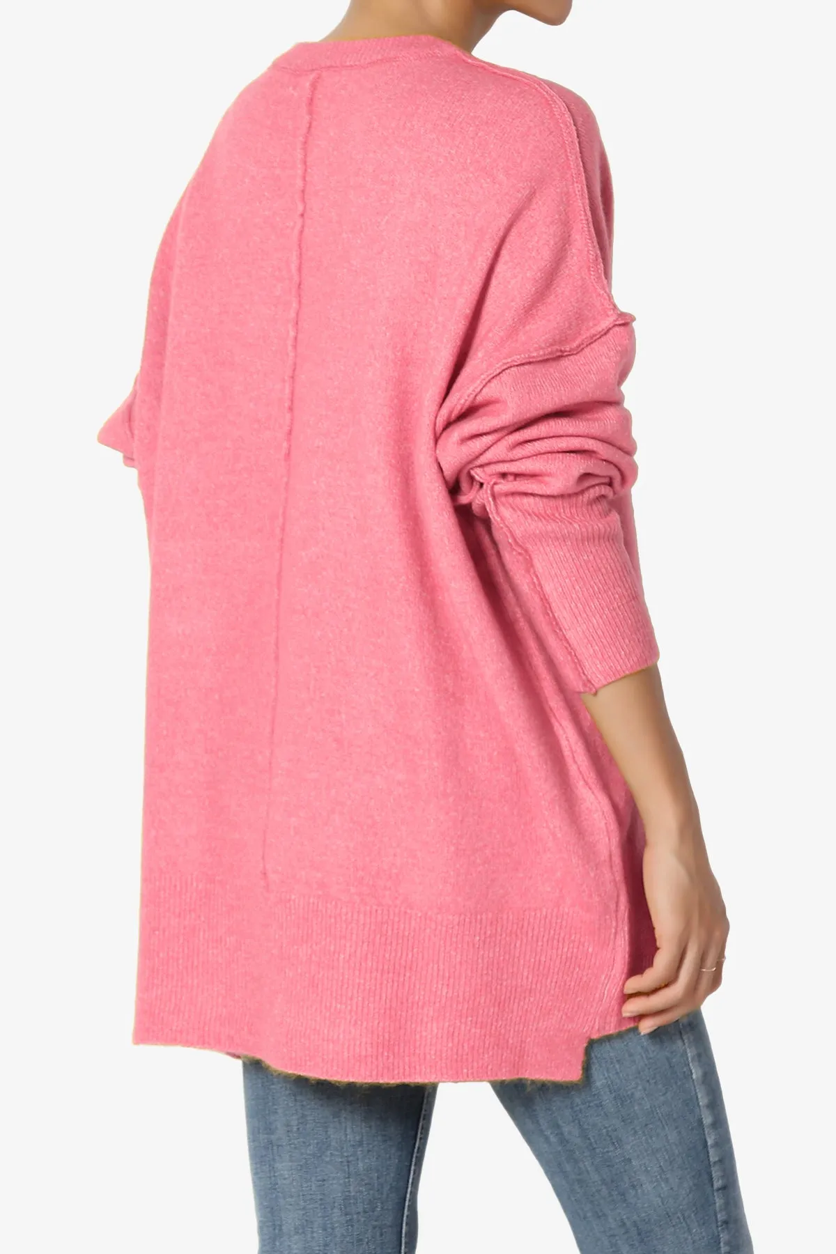 Taryn Loose Melange Knit Sweater