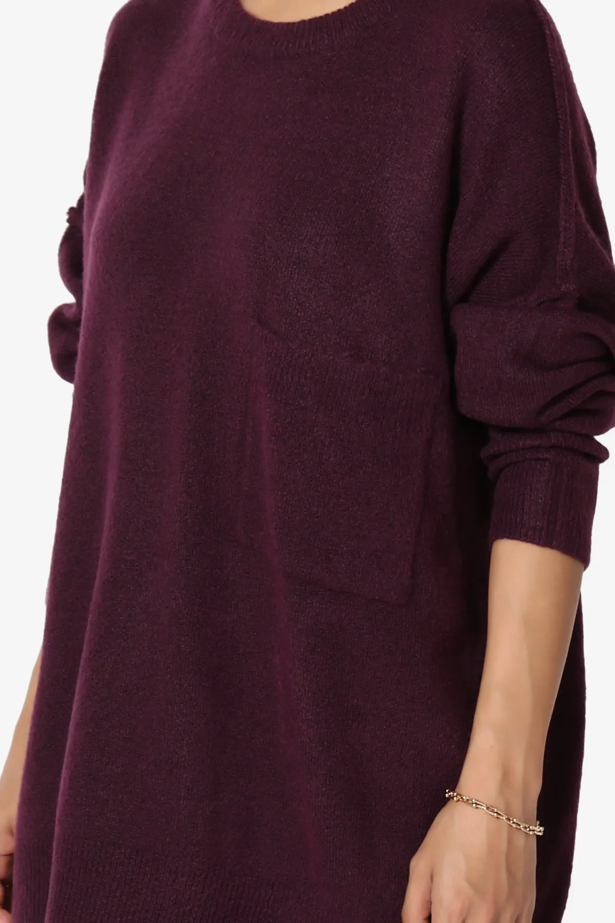 Taryn Loose Melange Knit Sweater