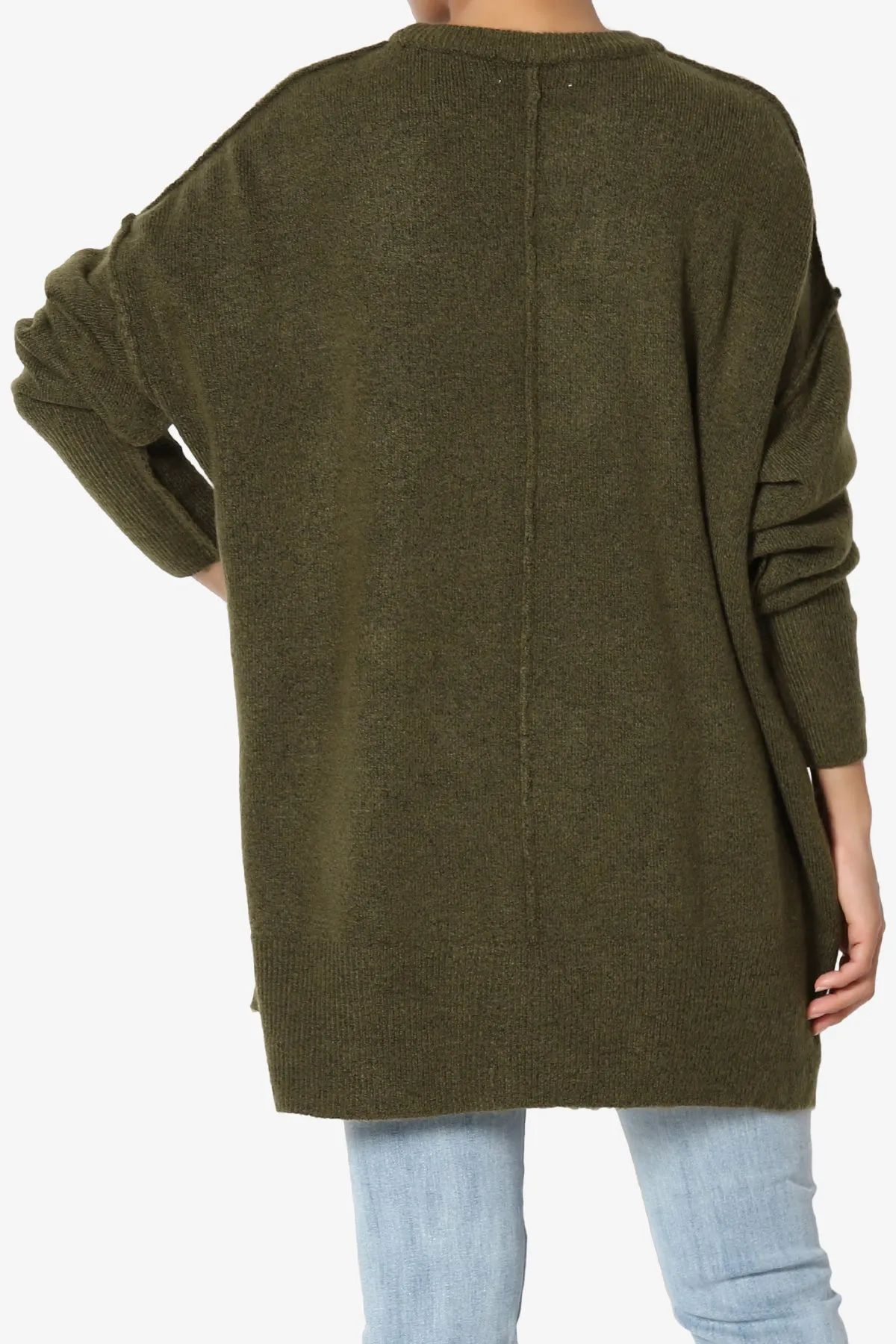 Taryn Loose Melange Knit Sweater