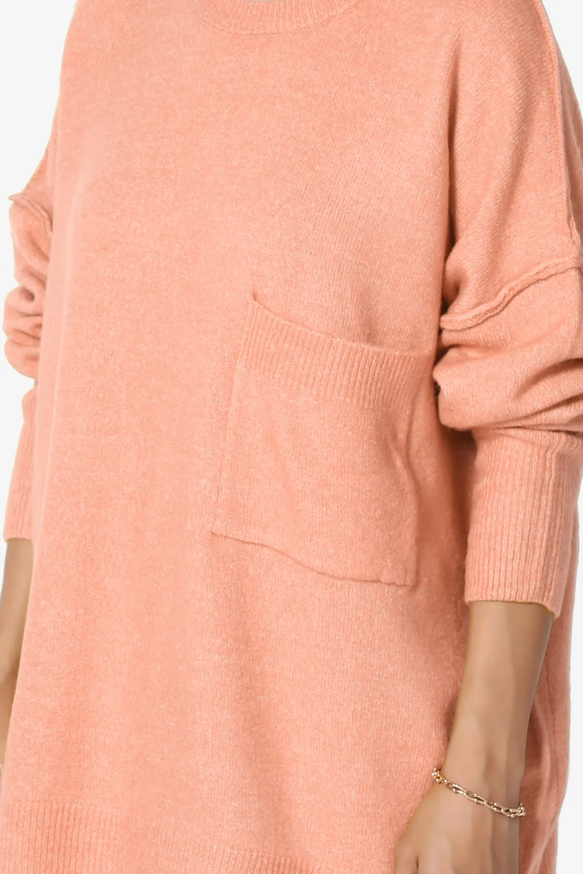Taryn Loose Melange Knit Sweater