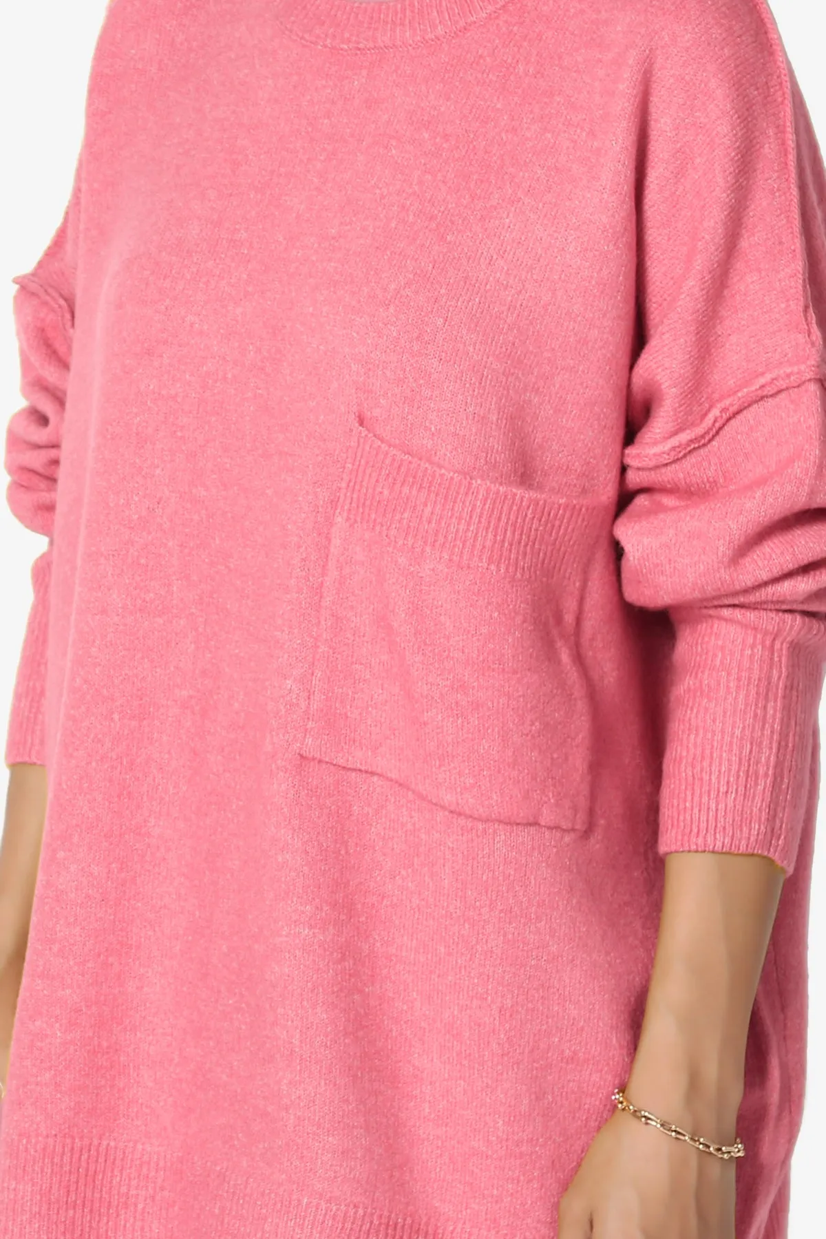 Taryn Loose Melange Knit Sweater
