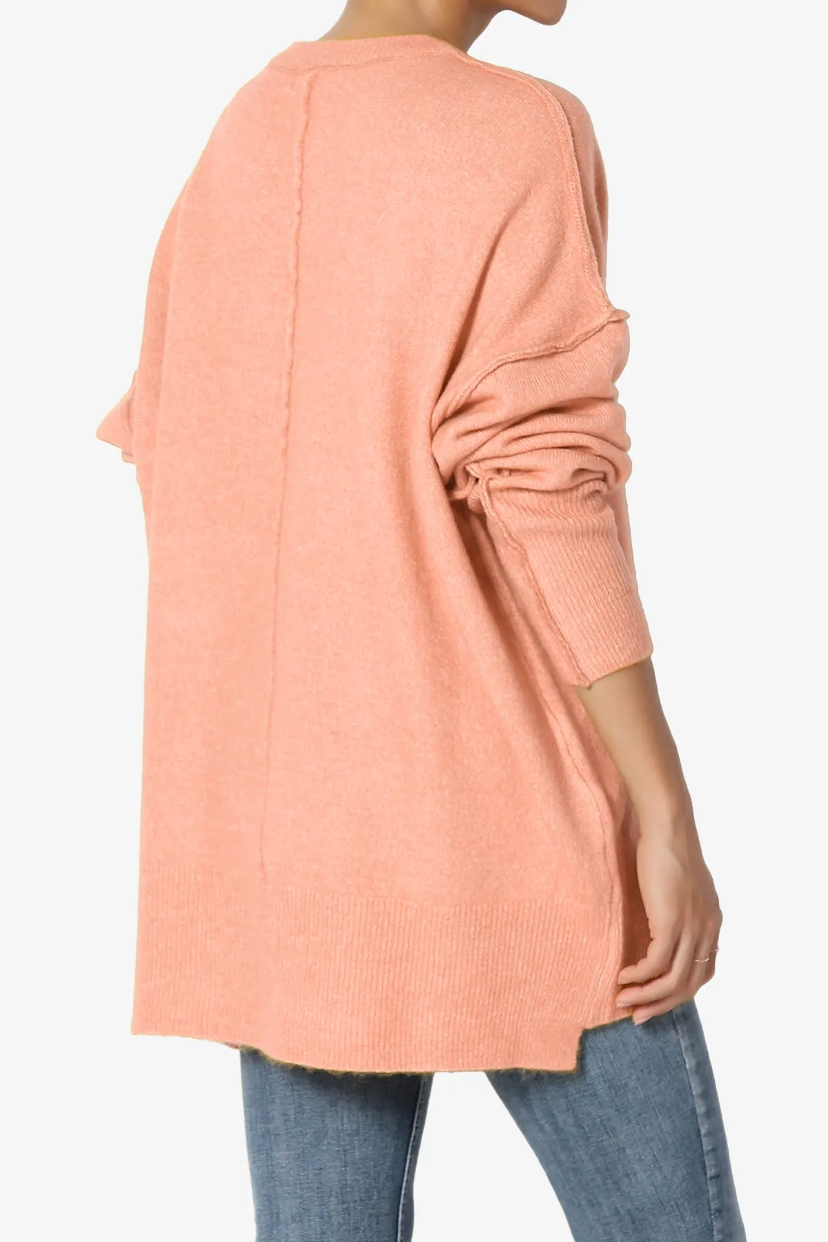 Taryn Loose Melange Knit Sweater