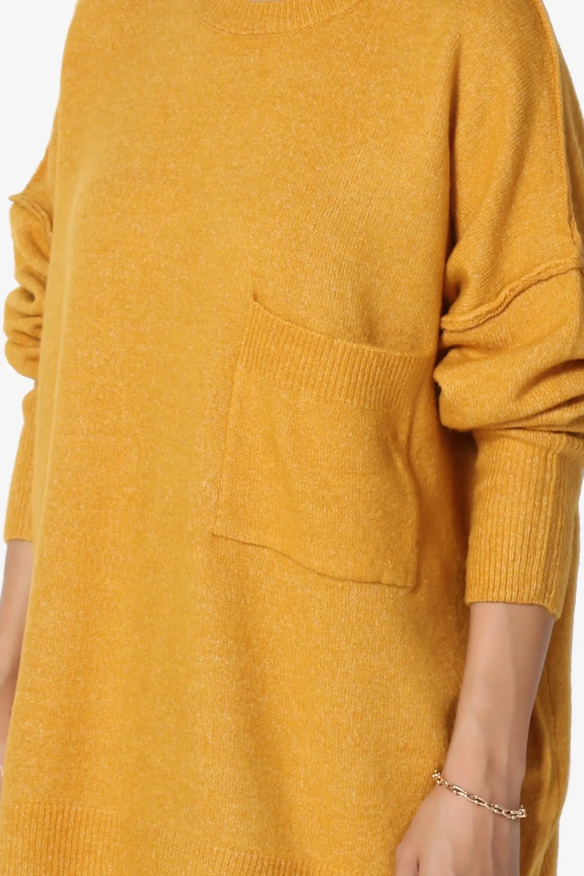 Taryn Loose Melange Knit Sweater