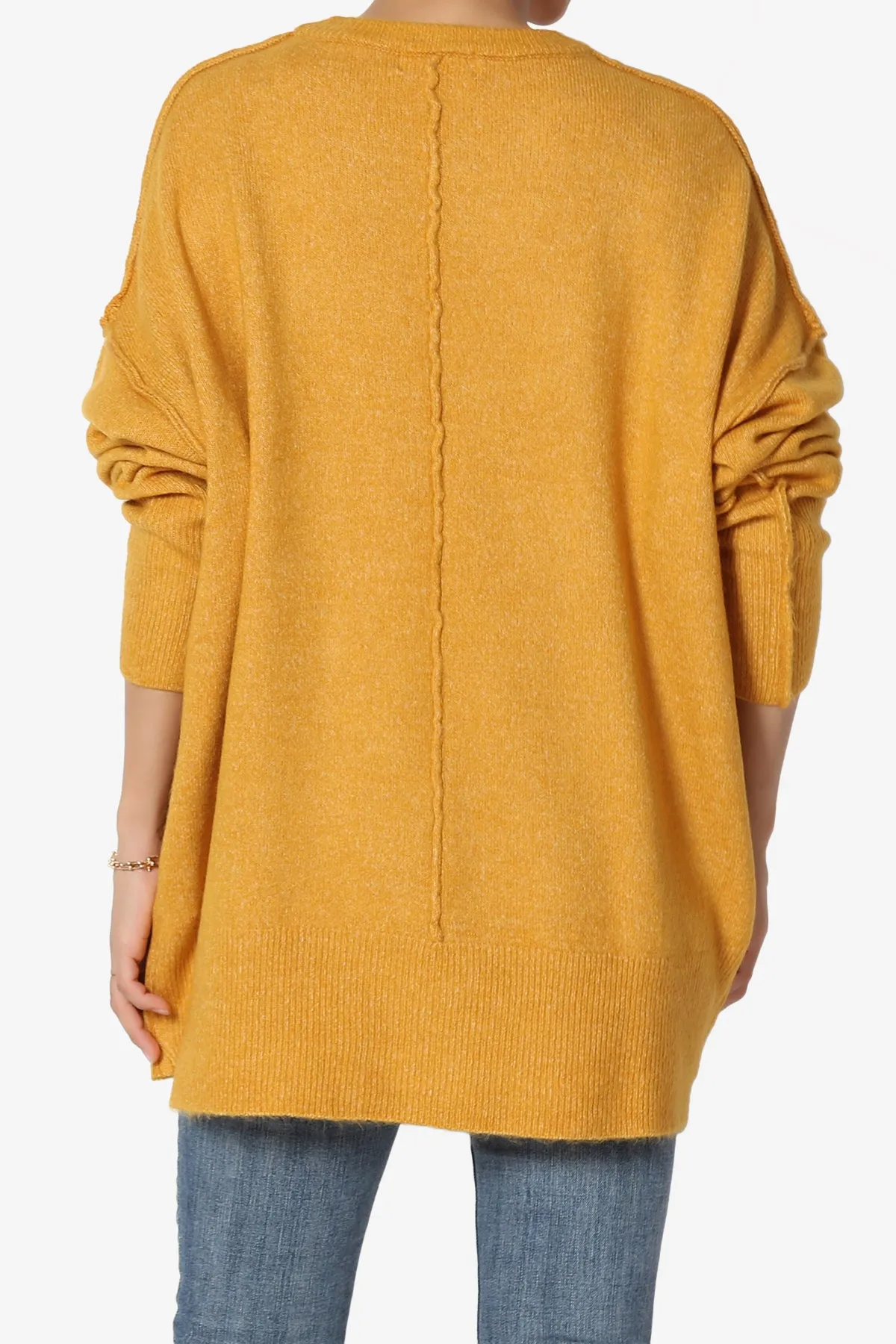 Taryn Loose Melange Knit Sweater