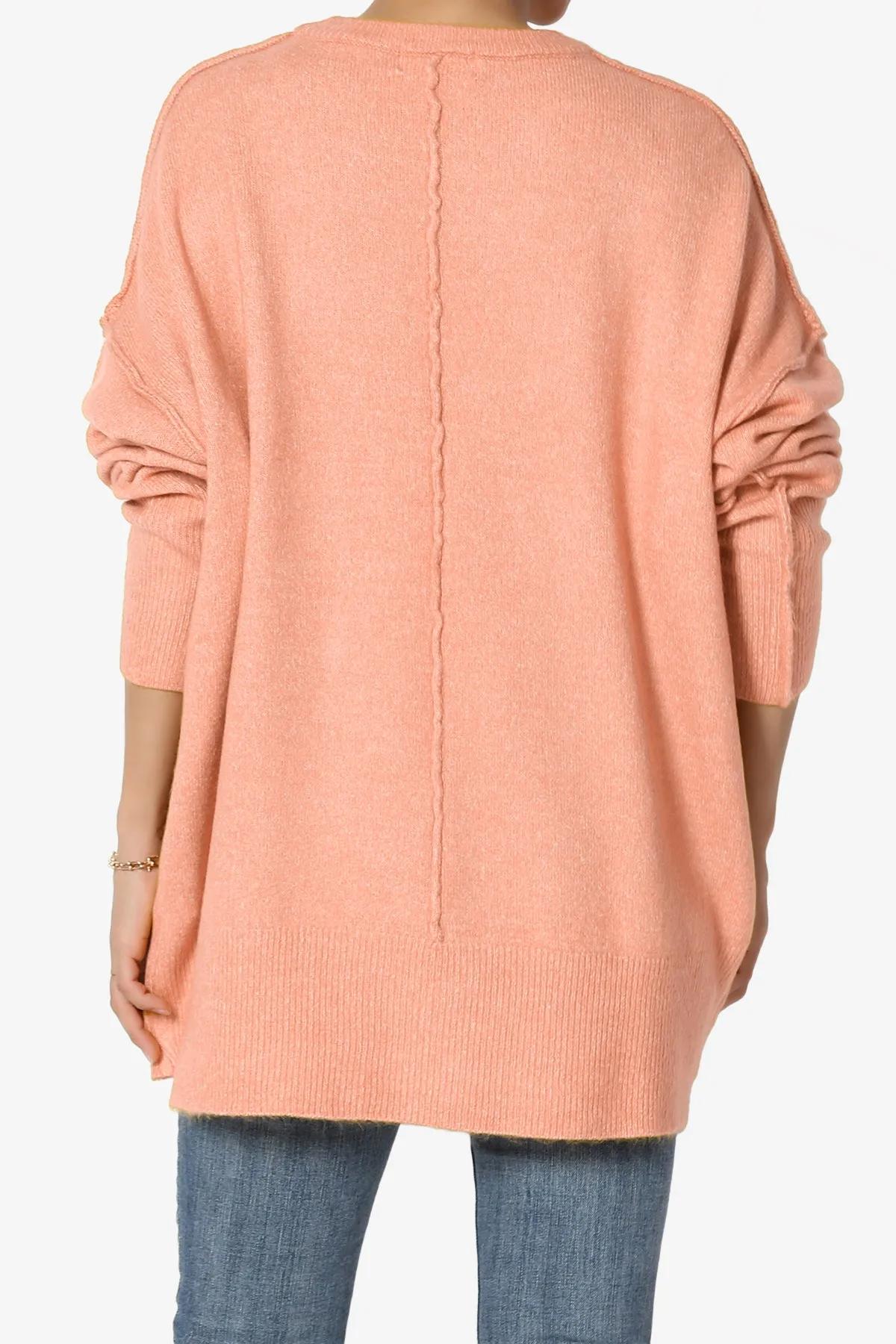 Taryn Loose Melange Knit Sweater