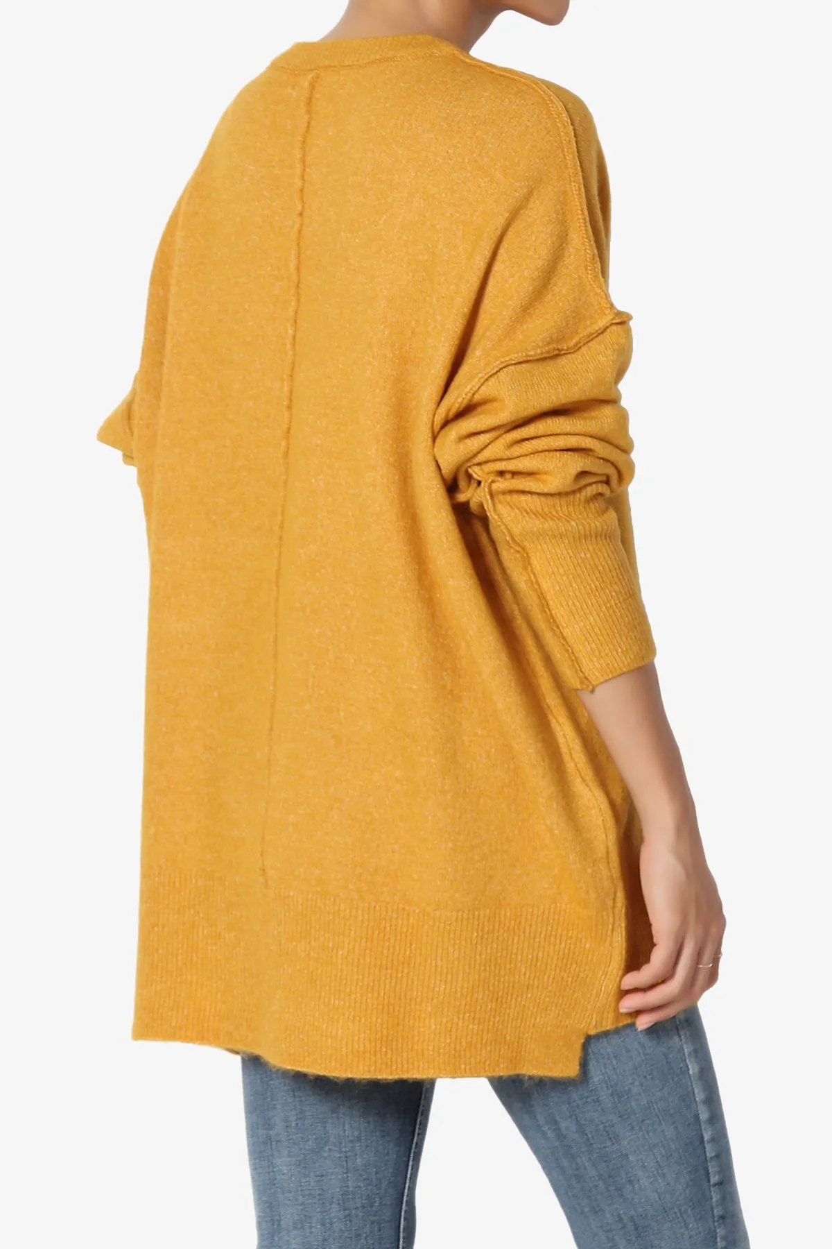 Taryn Loose Melange Knit Sweater