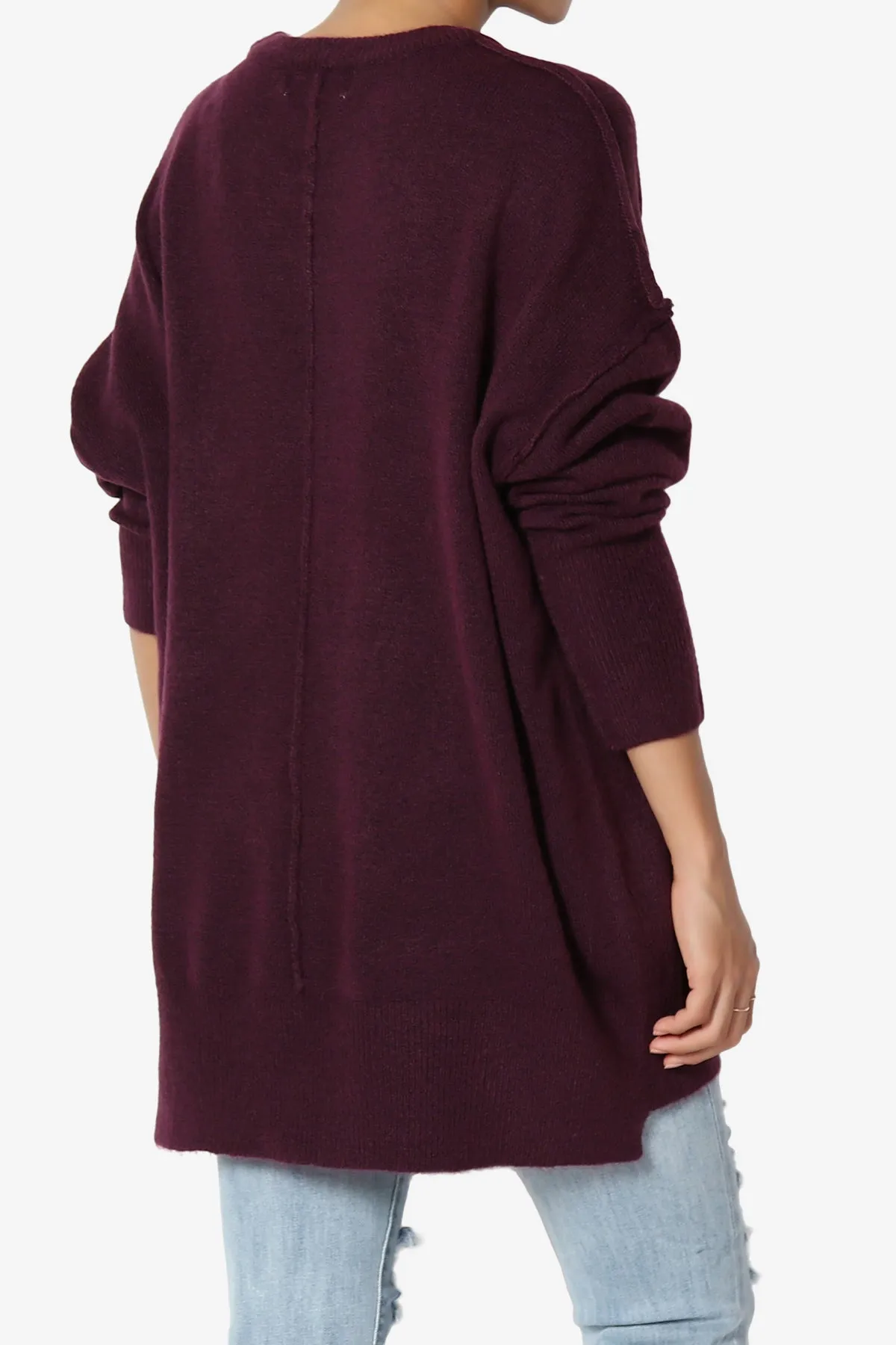 Taryn Loose Melange Knit Sweater