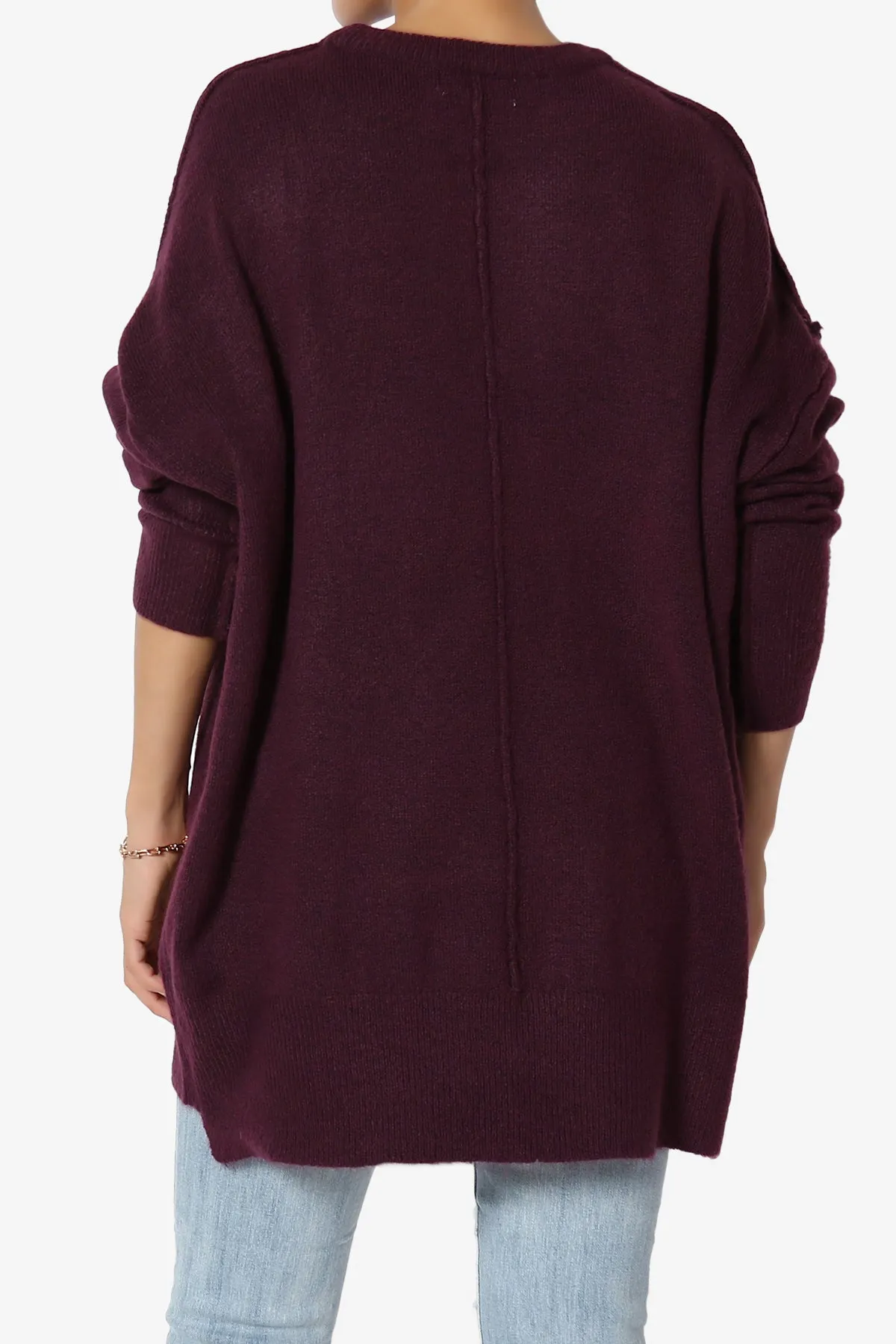 Taryn Loose Melange Knit Sweater