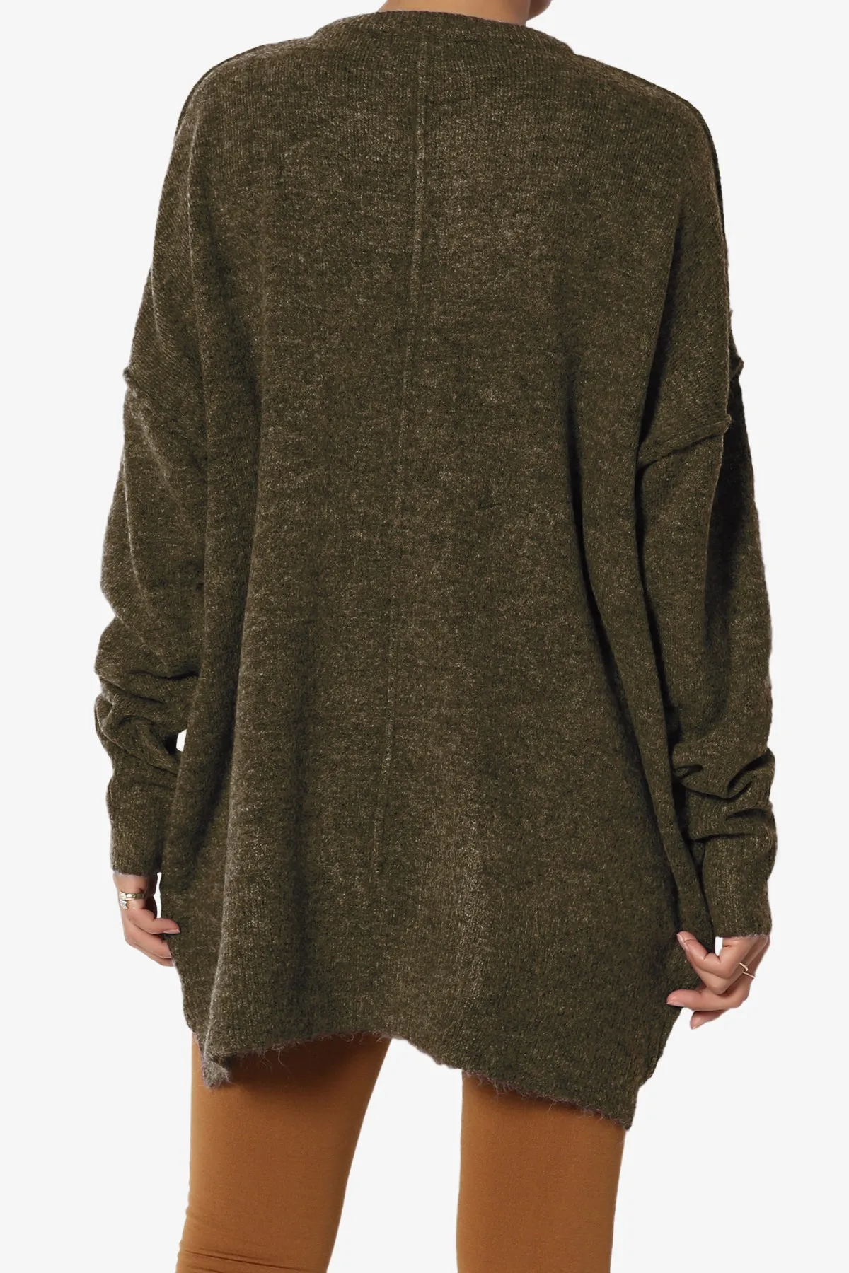 Taryn Loose Melange Knit Sweater