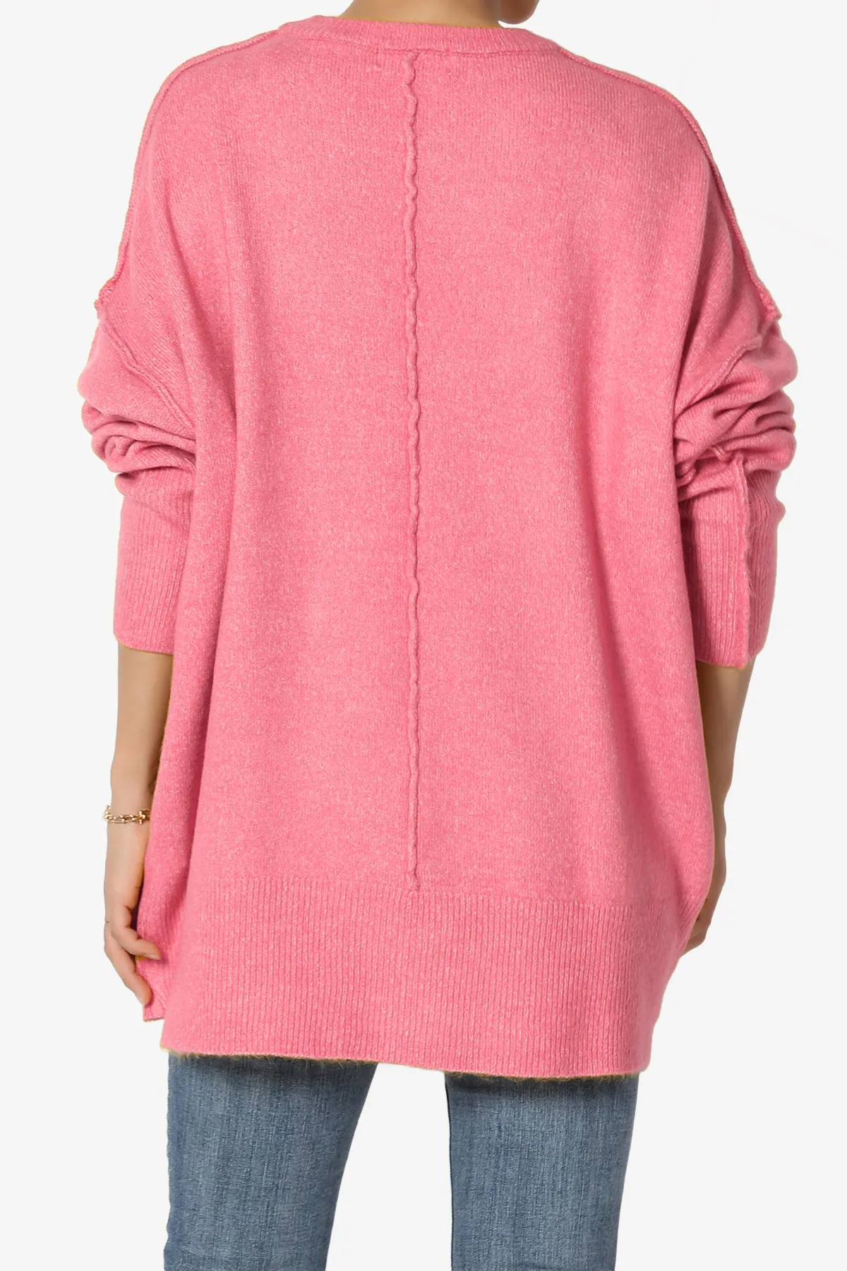 Taryn Loose Melange Knit Sweater