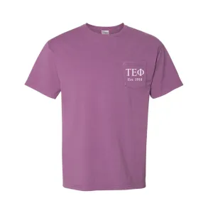 Tau Epsilon Phi Short Sleeve Pocket Tee