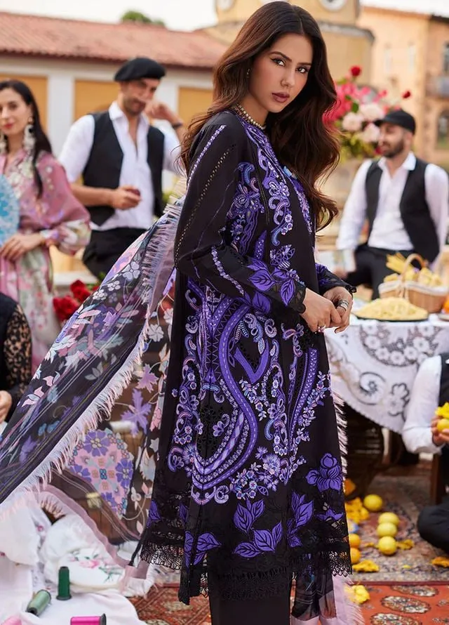 Te Amo by Mushq Embroidered Lawn Suits Unstitched 3 Piece D-10 Sardinia Splendor - Luxury Summer Collection