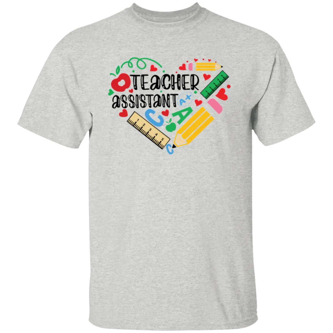 Teacher Assistant Heart T-Shirt