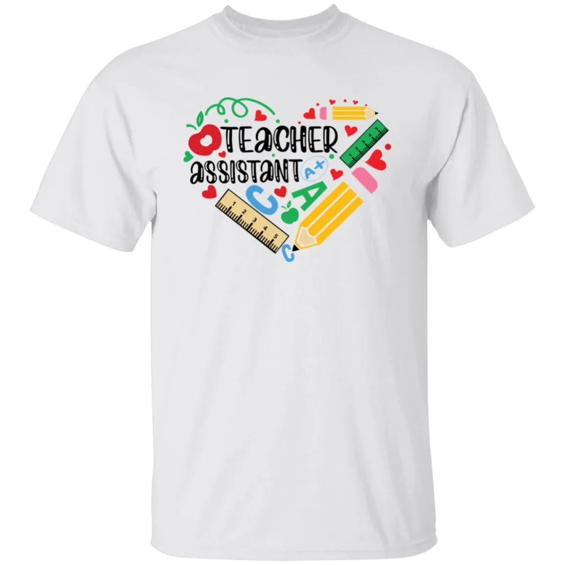 Teacher Assistant Heart T-Shirt