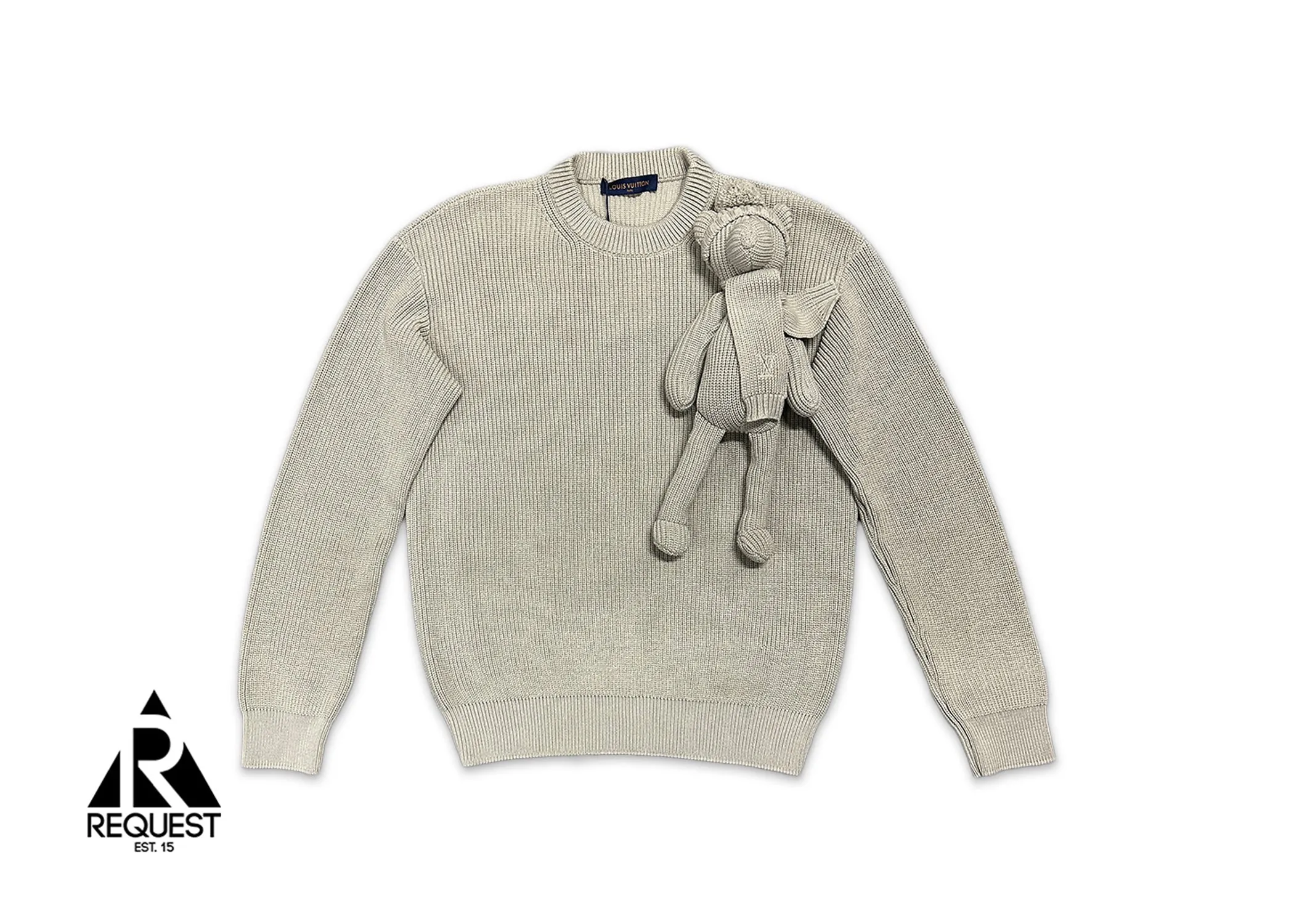 Teddy Bear Knit Sweater "Khaki"