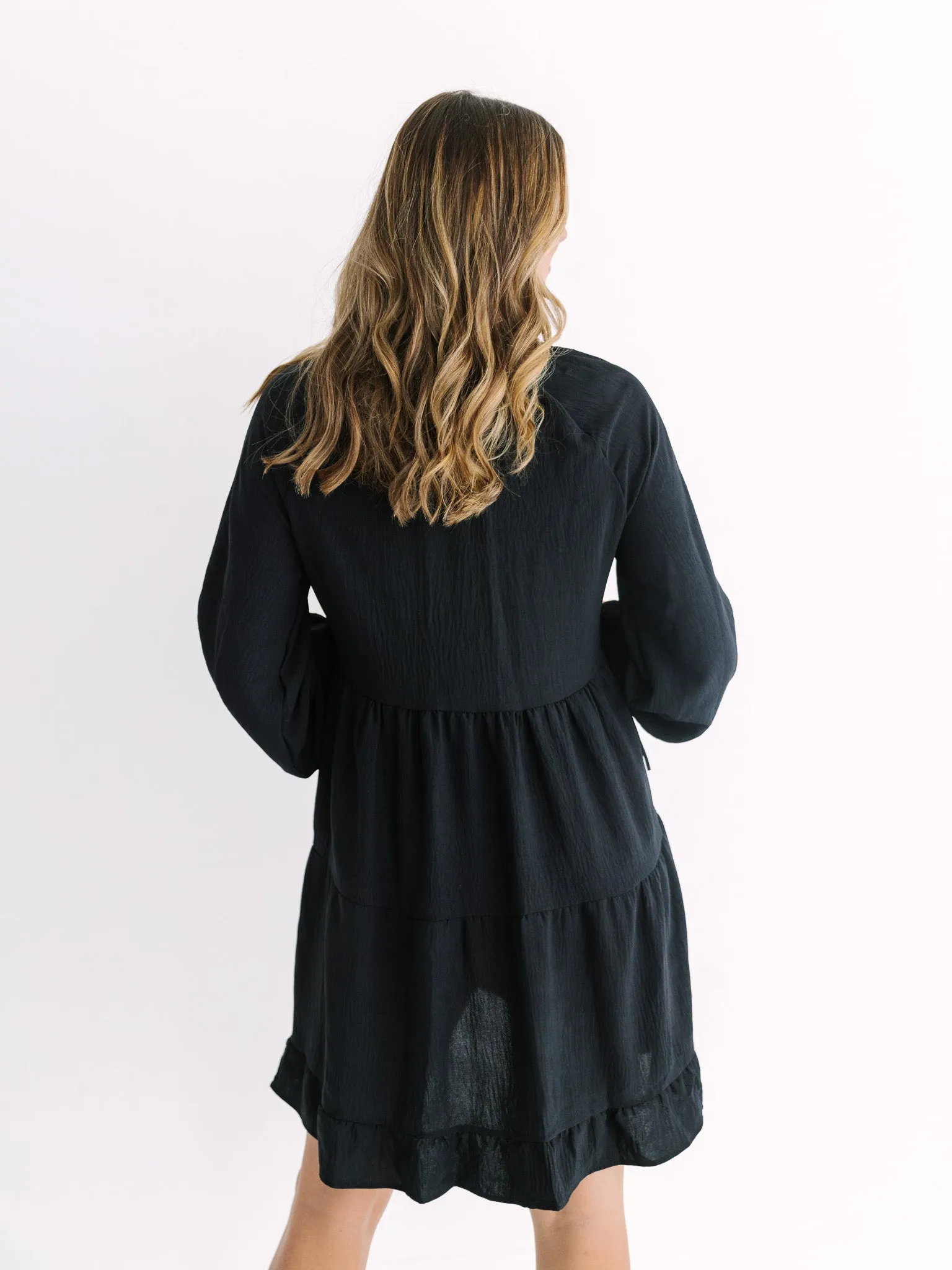 Tessa Tiered Dress with Keyhole