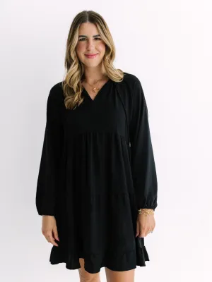 Tessa Tiered Dress with Keyhole