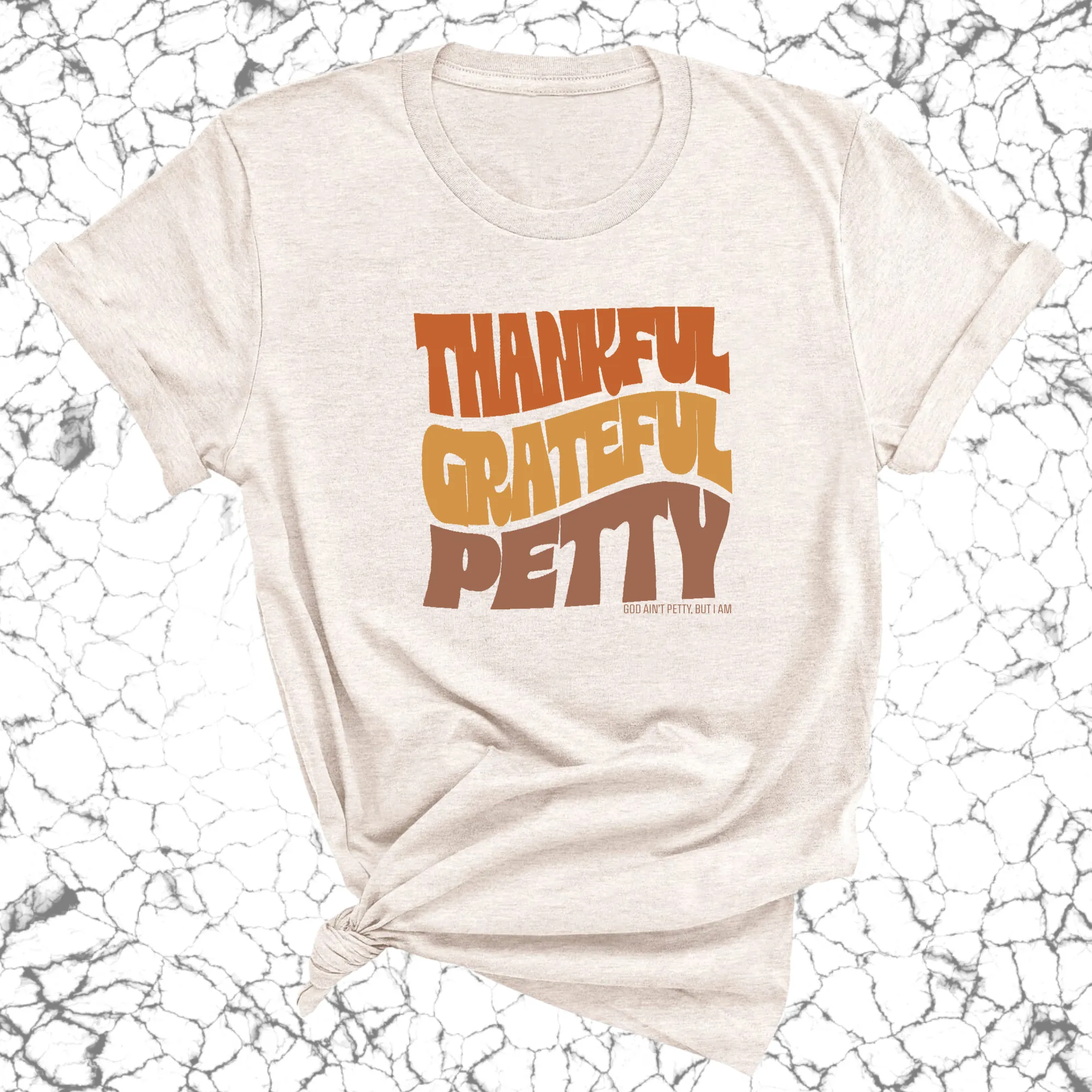 Thankful Grateful Petty Fall Colors Unisex 🍁 Tee