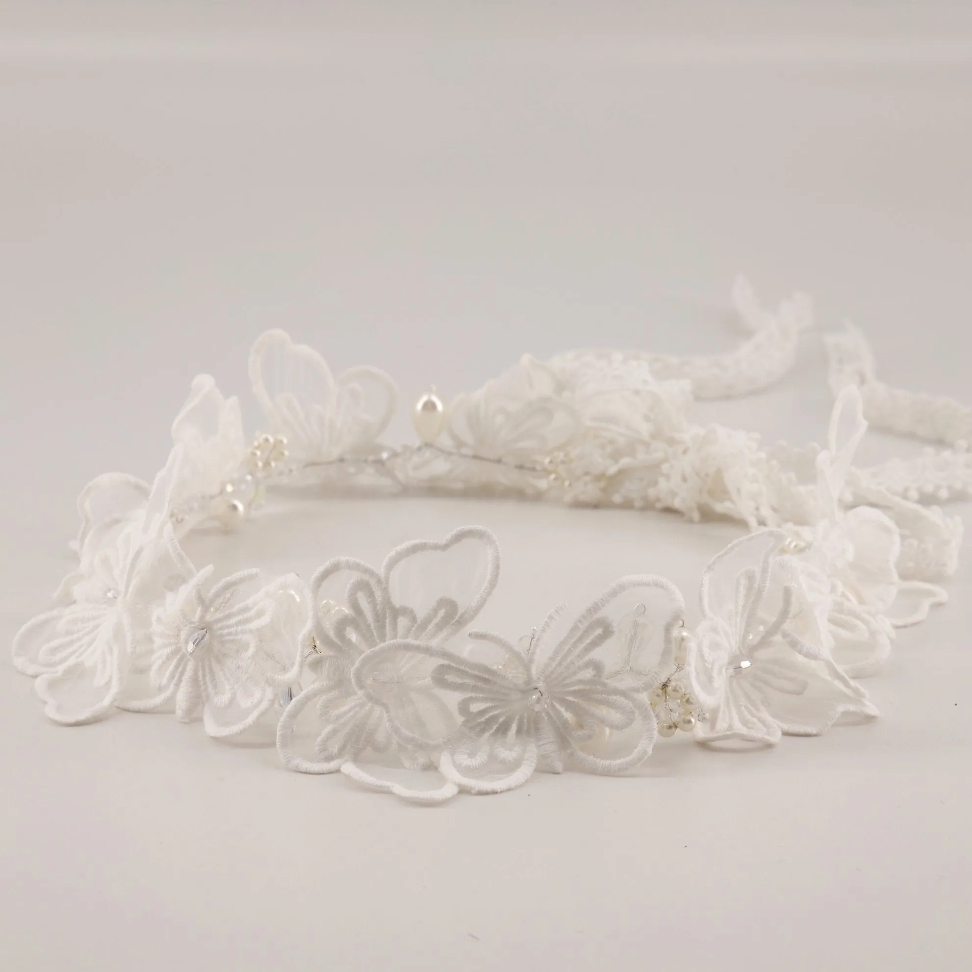 The Butterfly Effect Lace and Pearl Hair Garland