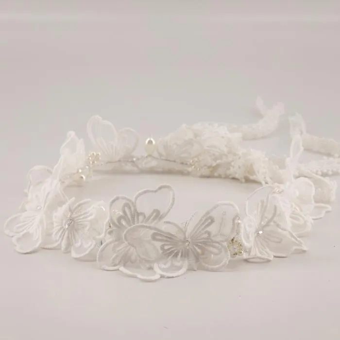 The Butterfly Effect Lace and Pearl Hair Garland