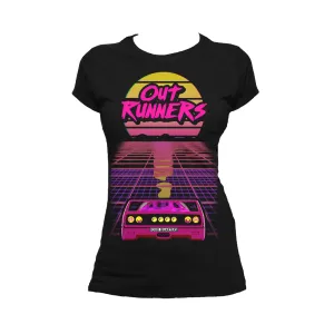 The Four Quarters Outrunners Flyer Official Women's T-shirt (Black)
